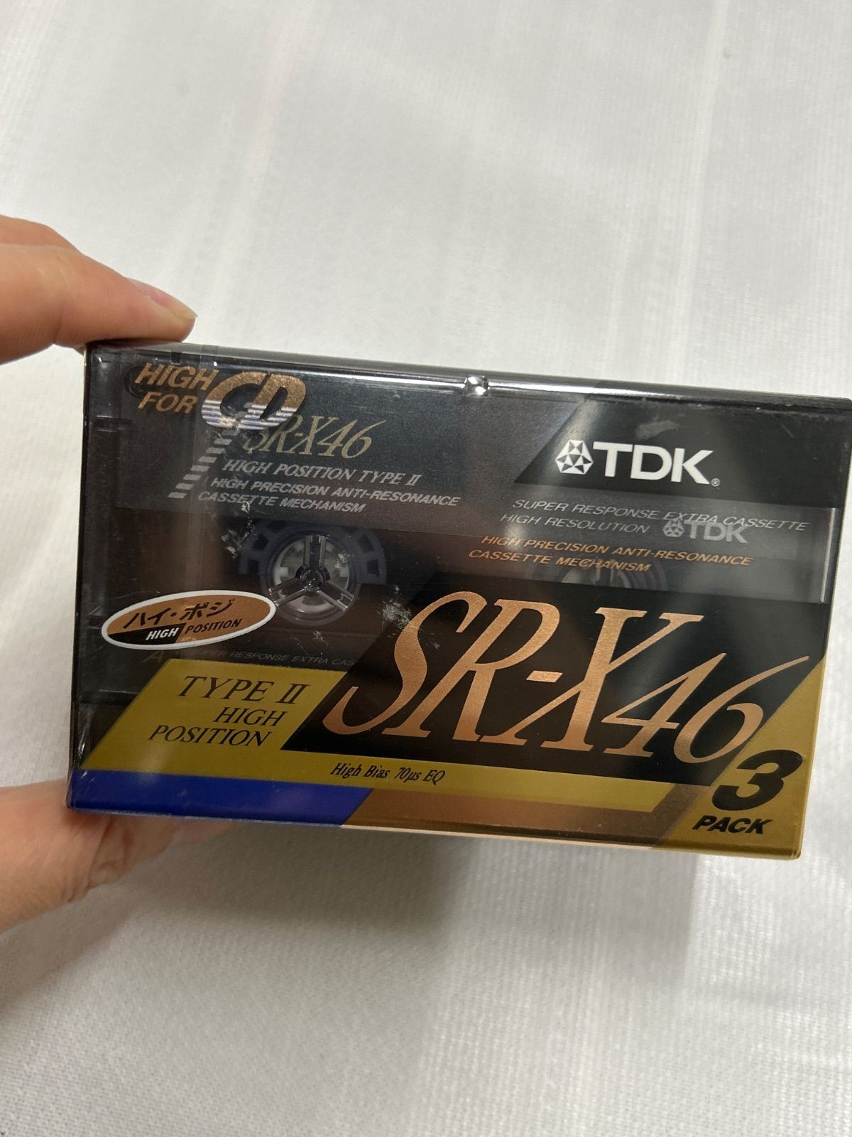 11696 TDK SR-X 46 ハイポジション カセットテープ5本セット【未開封