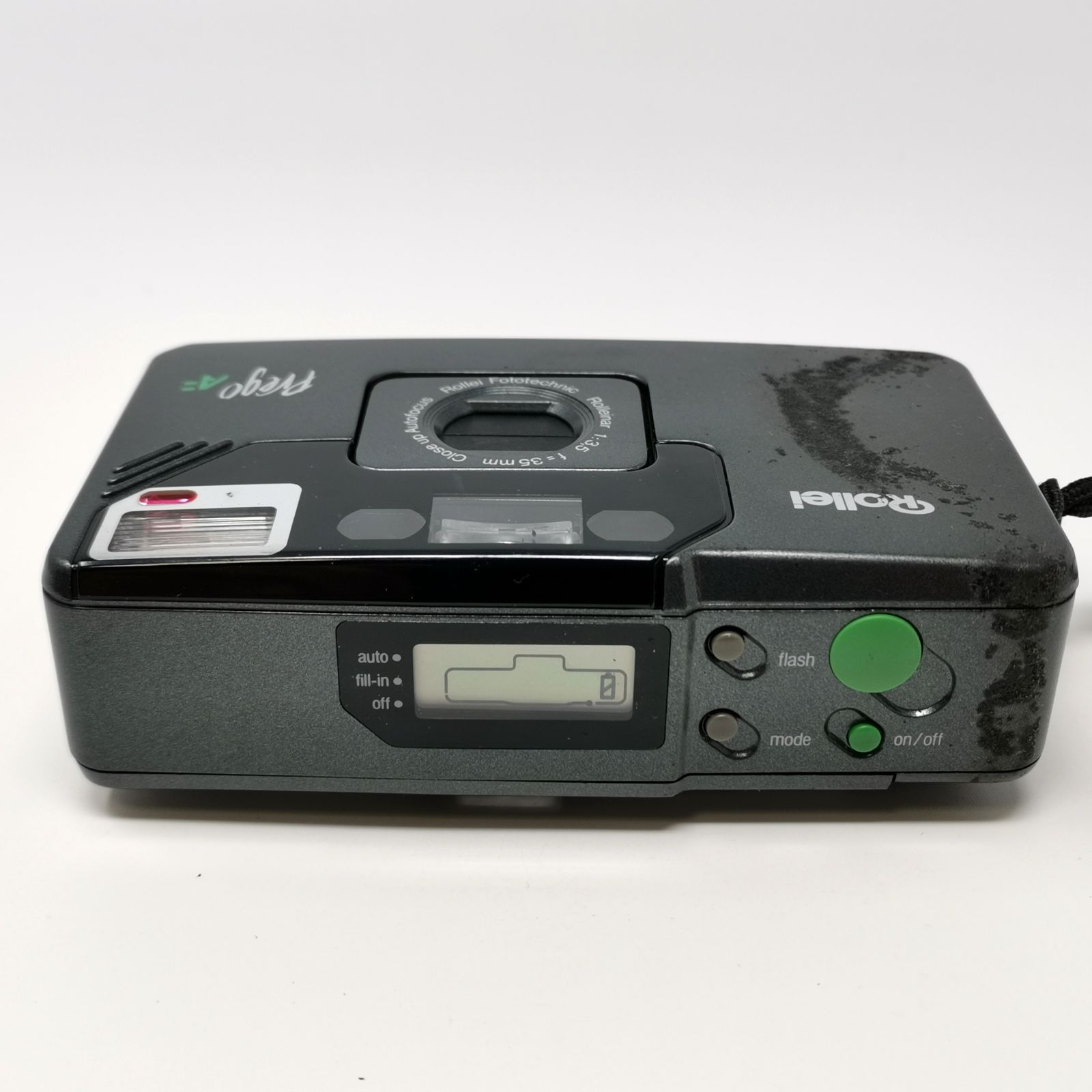 Rollei prego フィルムカメラ ブラック フィルムないため動作未確認