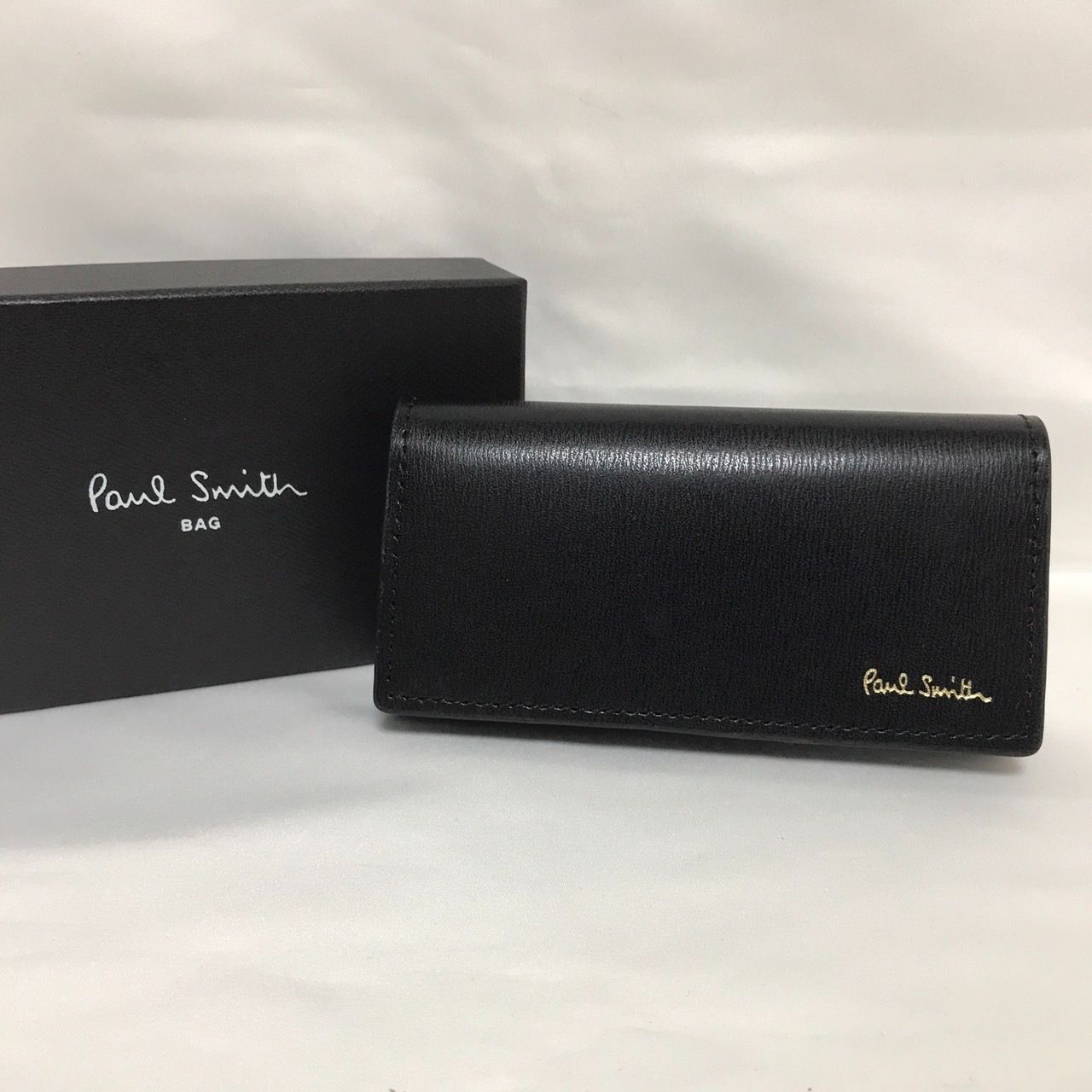 PaulSmith シティエンボス キーケース 4連 ブラック