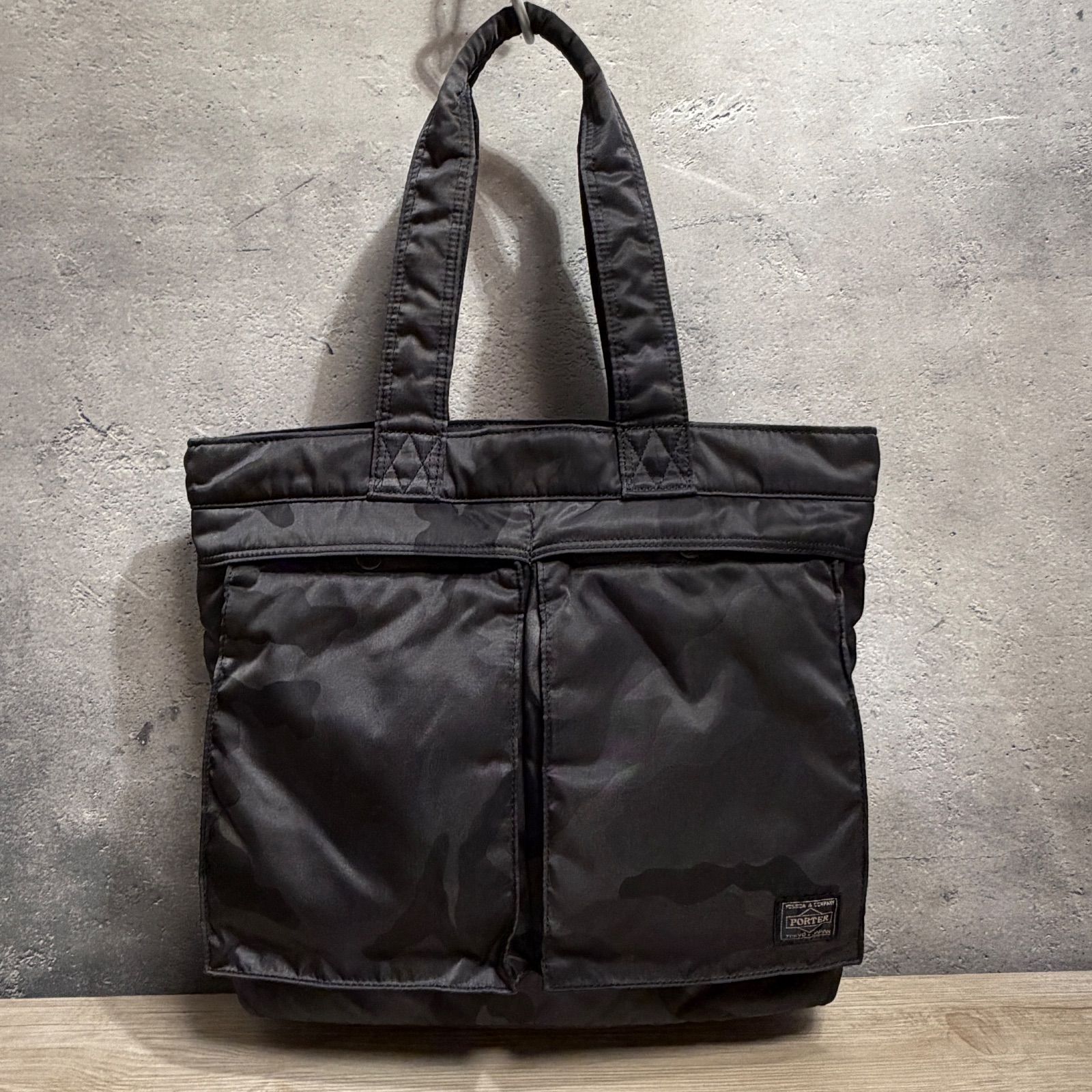 ✨PORTER TANKER 30周年 迷彩 トートバッグ✨ 美品 カモフラ 吉田
