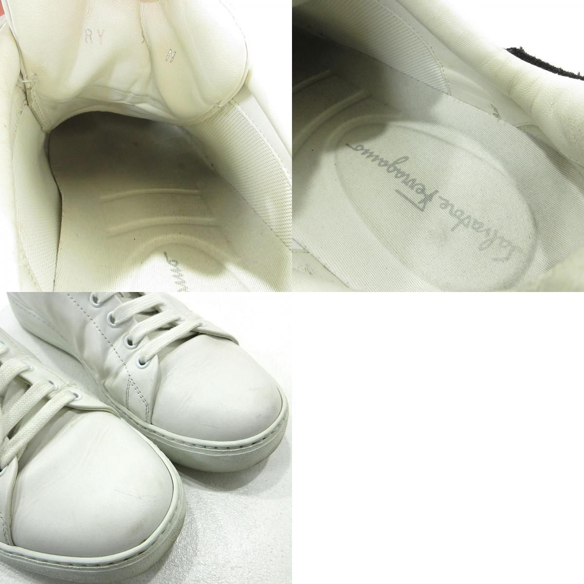 Salvatore Ferragamo スニーカー ホワイト Nami様 専用 サルヴァトーレフェラガモ ホワイト スニーカー 8 1/2