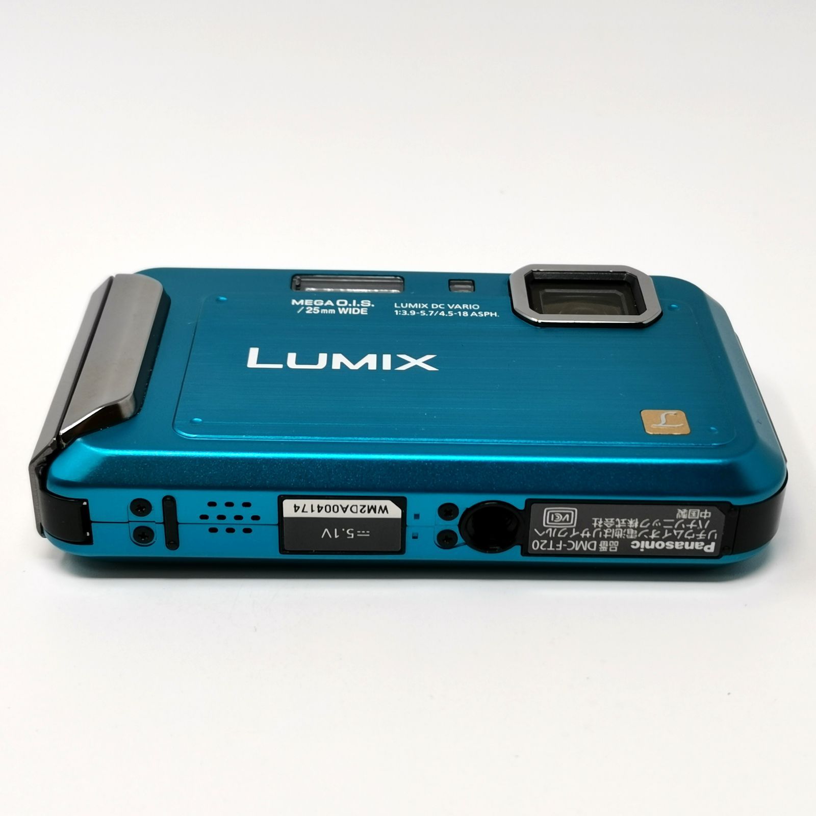カメラ パナソニック LUMIX DMC-FT20 ブルー 動作確認済み デジカメ