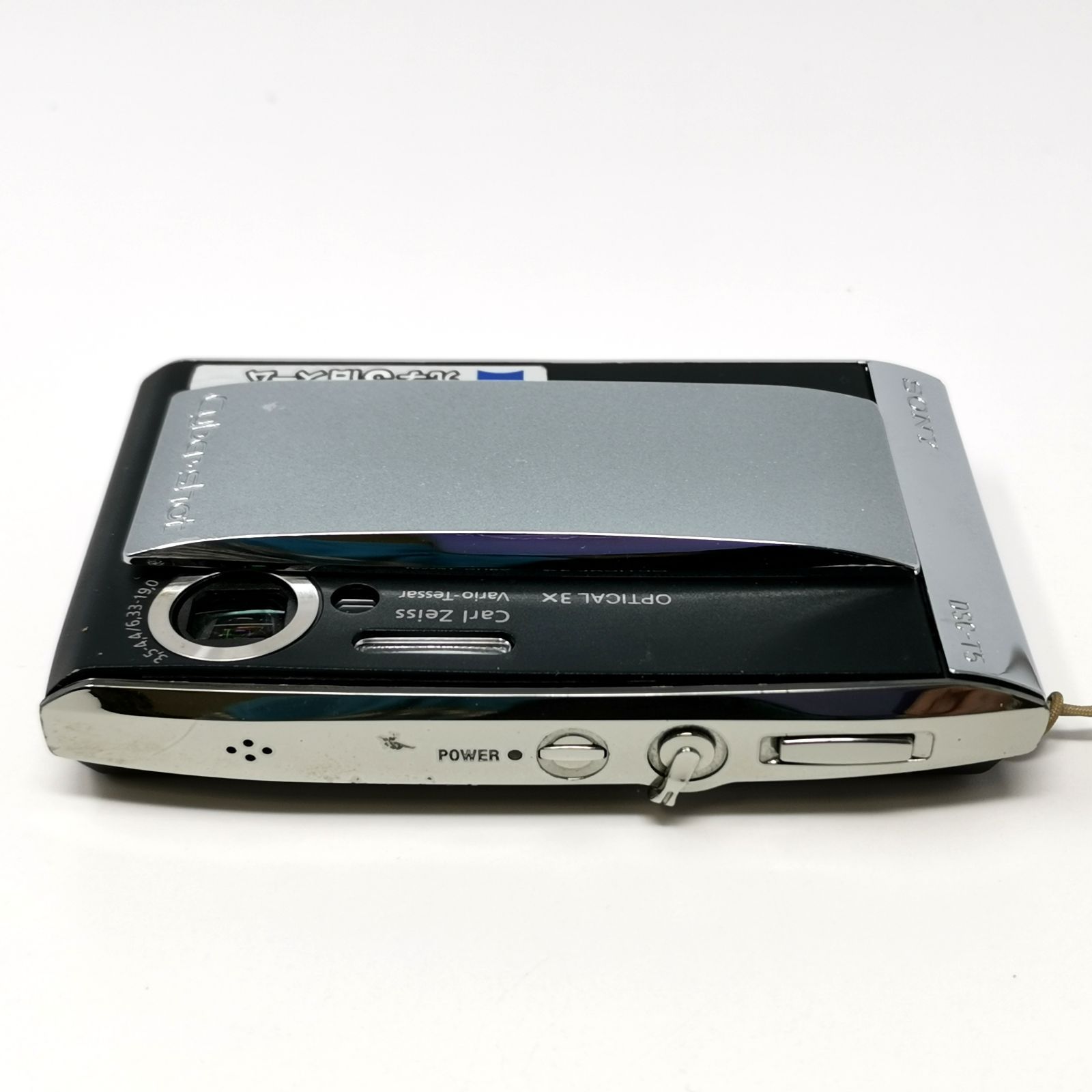 ソニー cyber-shot DSC-T5 動作確認済み ブラック シルバー デジカメ デジタルカメラ 管理番号ARCANKO235