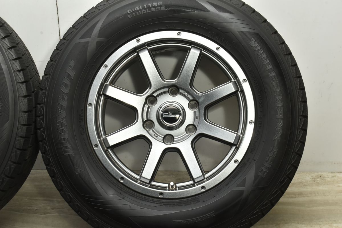 美品 バリ溝】ワイルドクルージング 17in 7.5J +25 PCD139.7 