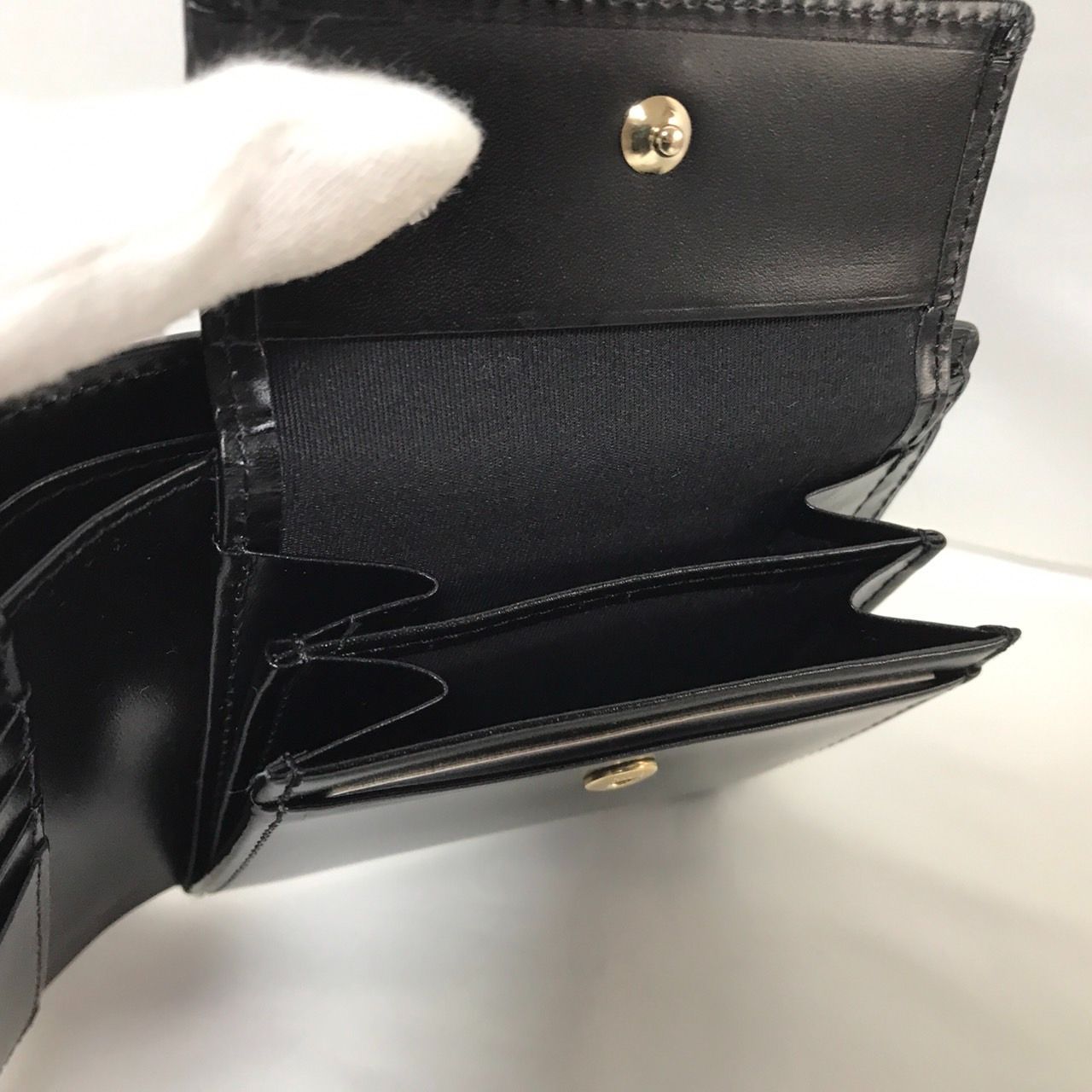 PaulSmith シティエンボス 二つ折り財布 小売 ブルー Paul smith