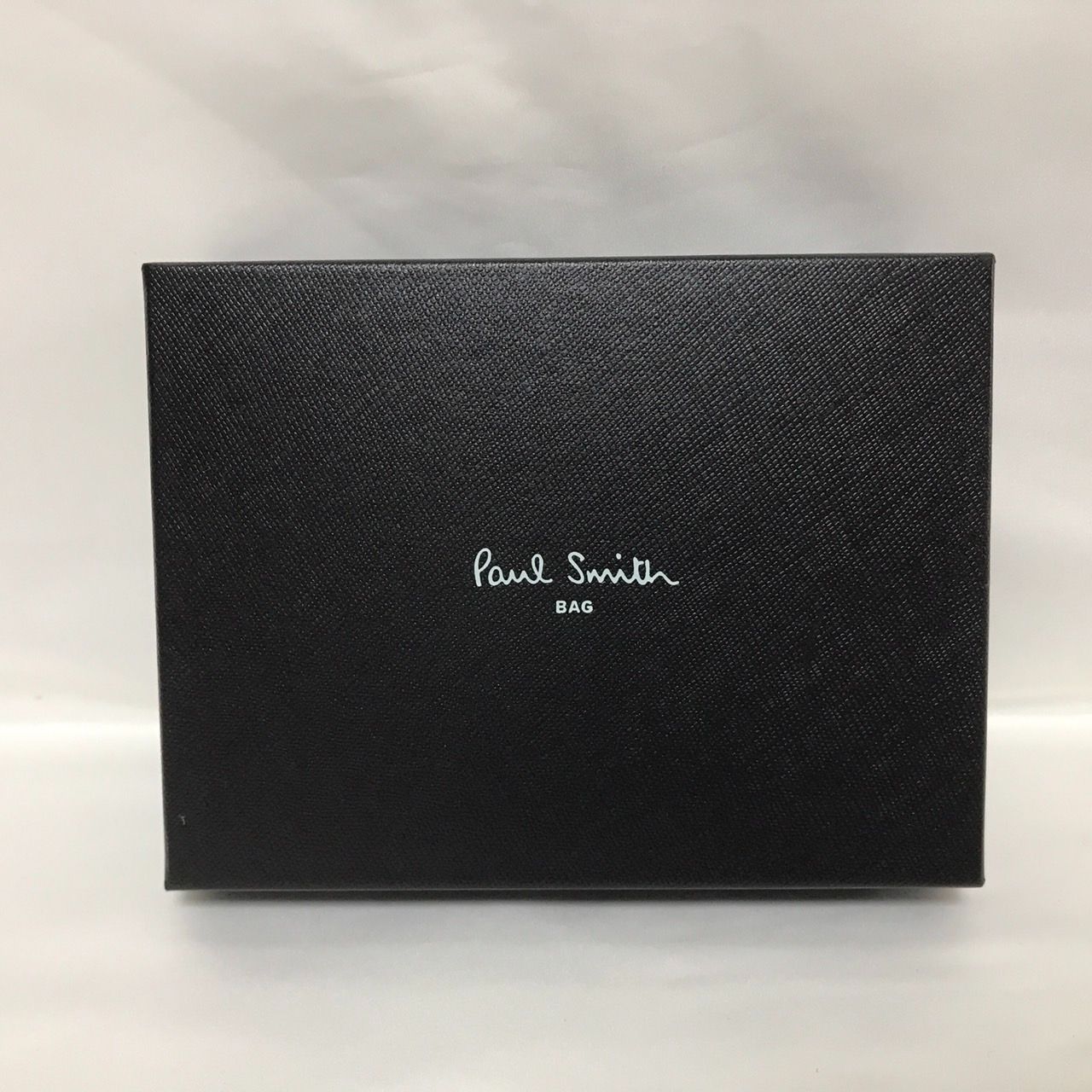 PaulSmith シティエンボス 二つ折り財布 小売 ブルー Paul smith