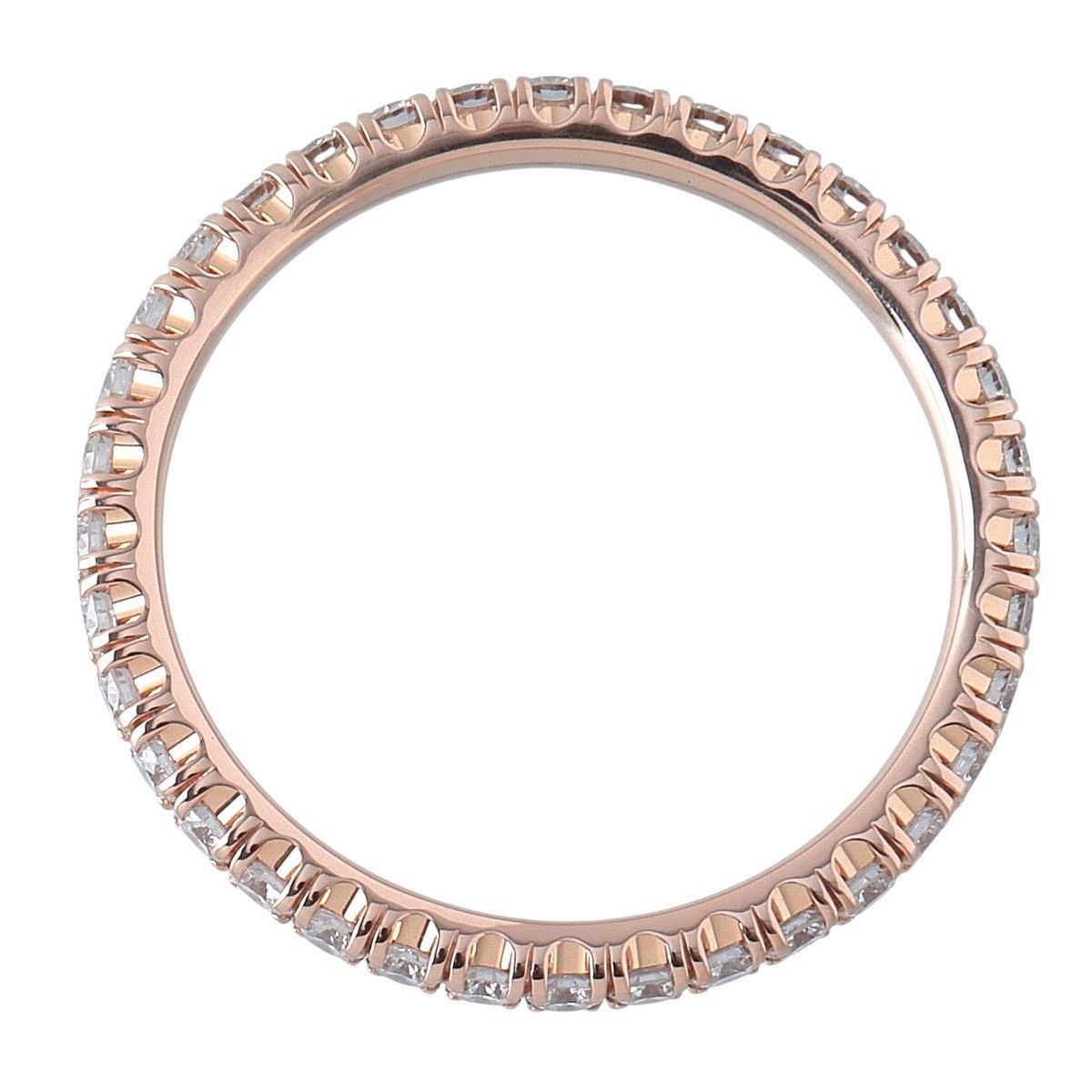 カルティエ エタンセル ダイヤ リング フルエタニティ #48 幅2.0mm