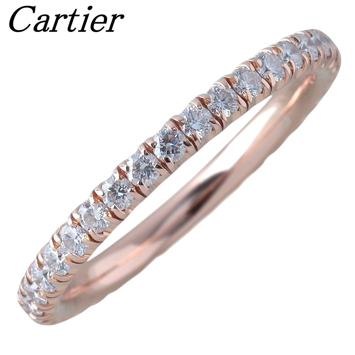 カルティエ エタンセル ダイヤ リング フルエタニティ #48 幅2.0mm
