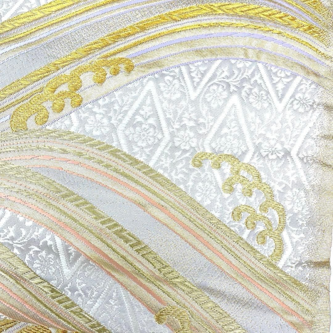 平和屋着物○つけ帯 ふくれ織 間道 正絹 逸品 CABA1123hy 平和屋