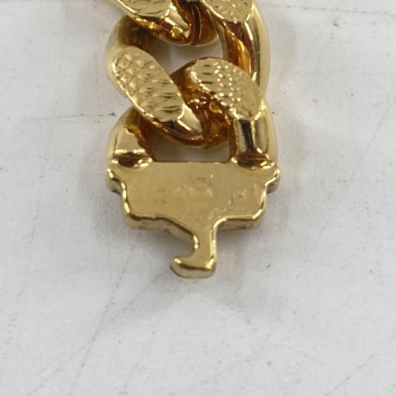 GUCCI インターロッキング　G ネックレス　チェーン　喜平　ゴールド 中古】GUCCI インターロッキングG 喜平チェーンネックレス ゴールド