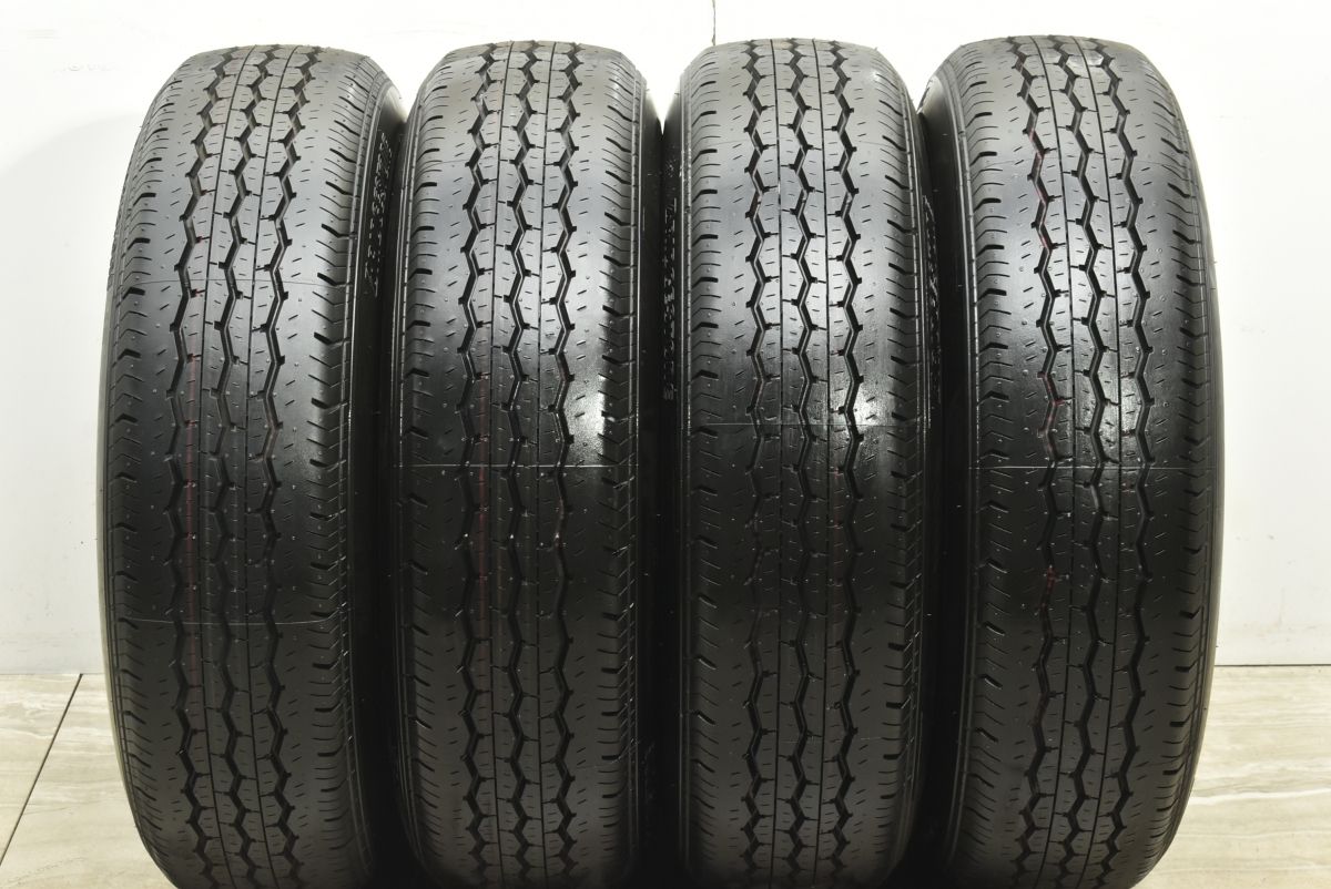 ☆２０２５年製☆新車外し☆ハイエース・バリバリ溝・BRIDGESTONE㊷ 2025年製 新車外し バリ溝 美品】トヨタ 200 ハイエース 純正 15in 6J