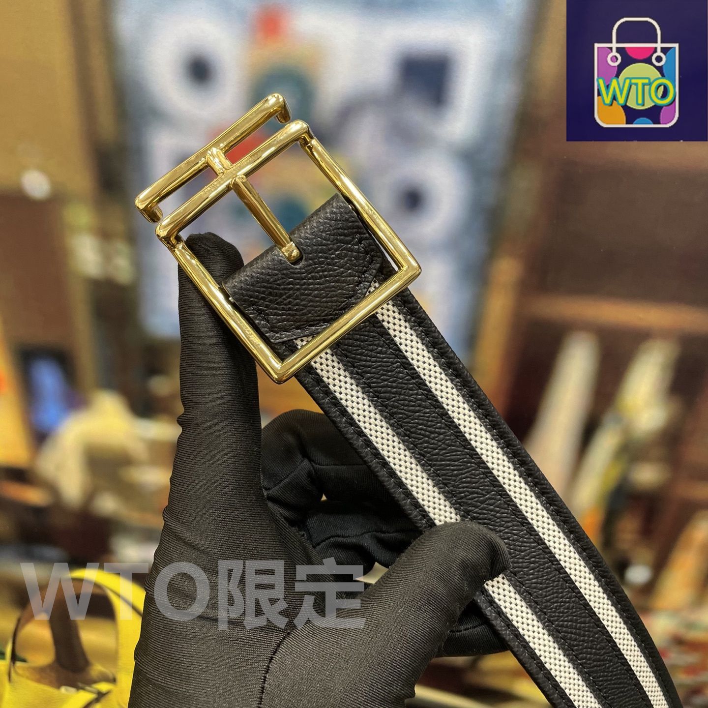 HERMES♡レザーベルト ホワイト/ブラック H Speed belt buckle & Reversible leather strap 32 mm | Hermès