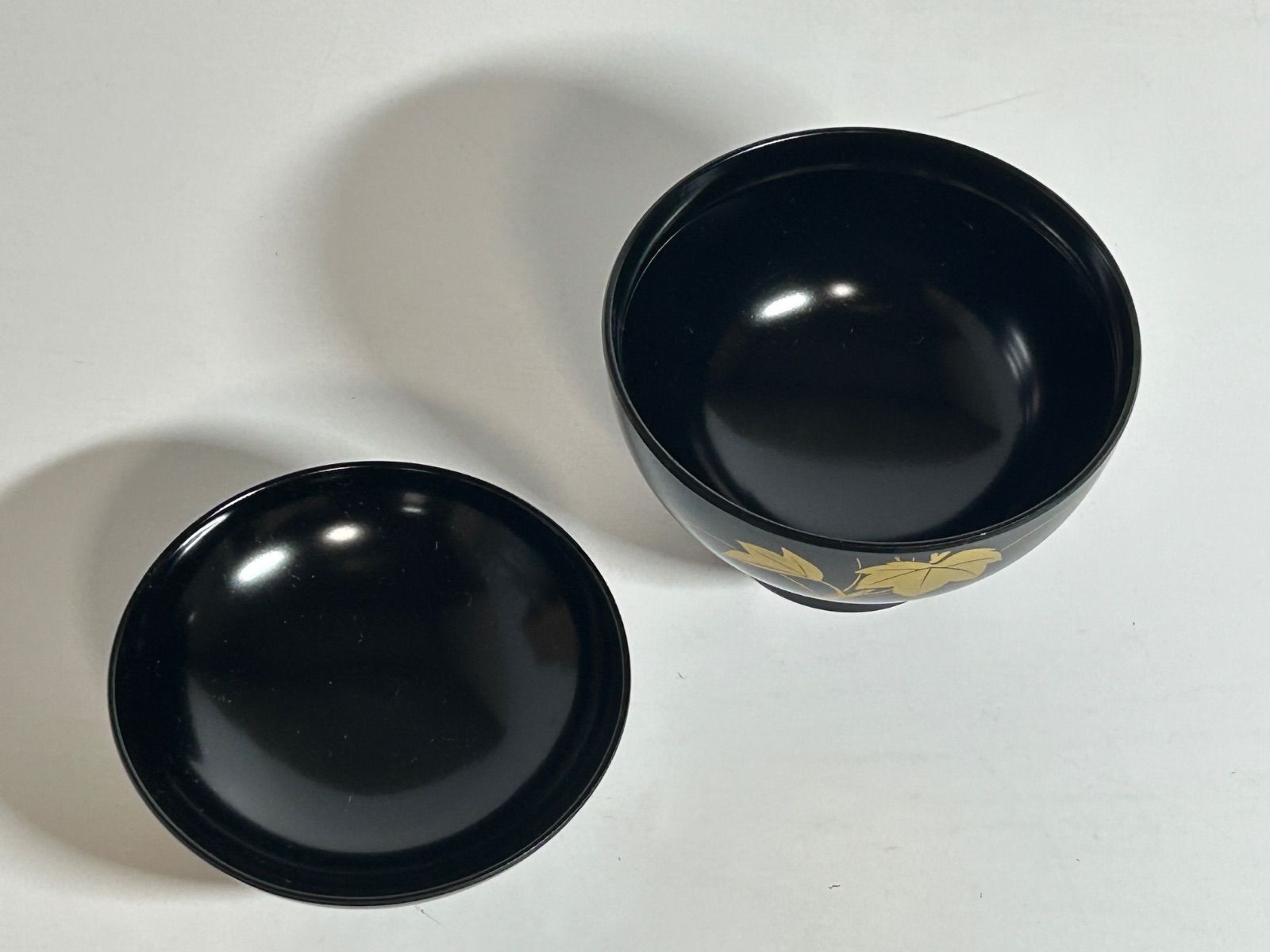 会津塗 秀峰漆房 御吸椀 吸物椀 5客揃 / 舞蝶 銘々皿 10枚セット 漆器