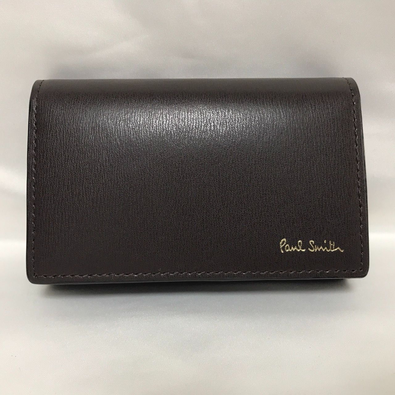 Paul Smith シティエンボス カードケース チョコ