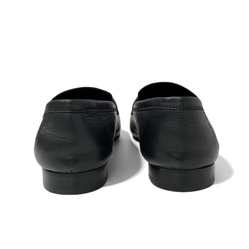 エルメス HERMES パリ ローファー 革靴 靴 シューズ レザー ブラック