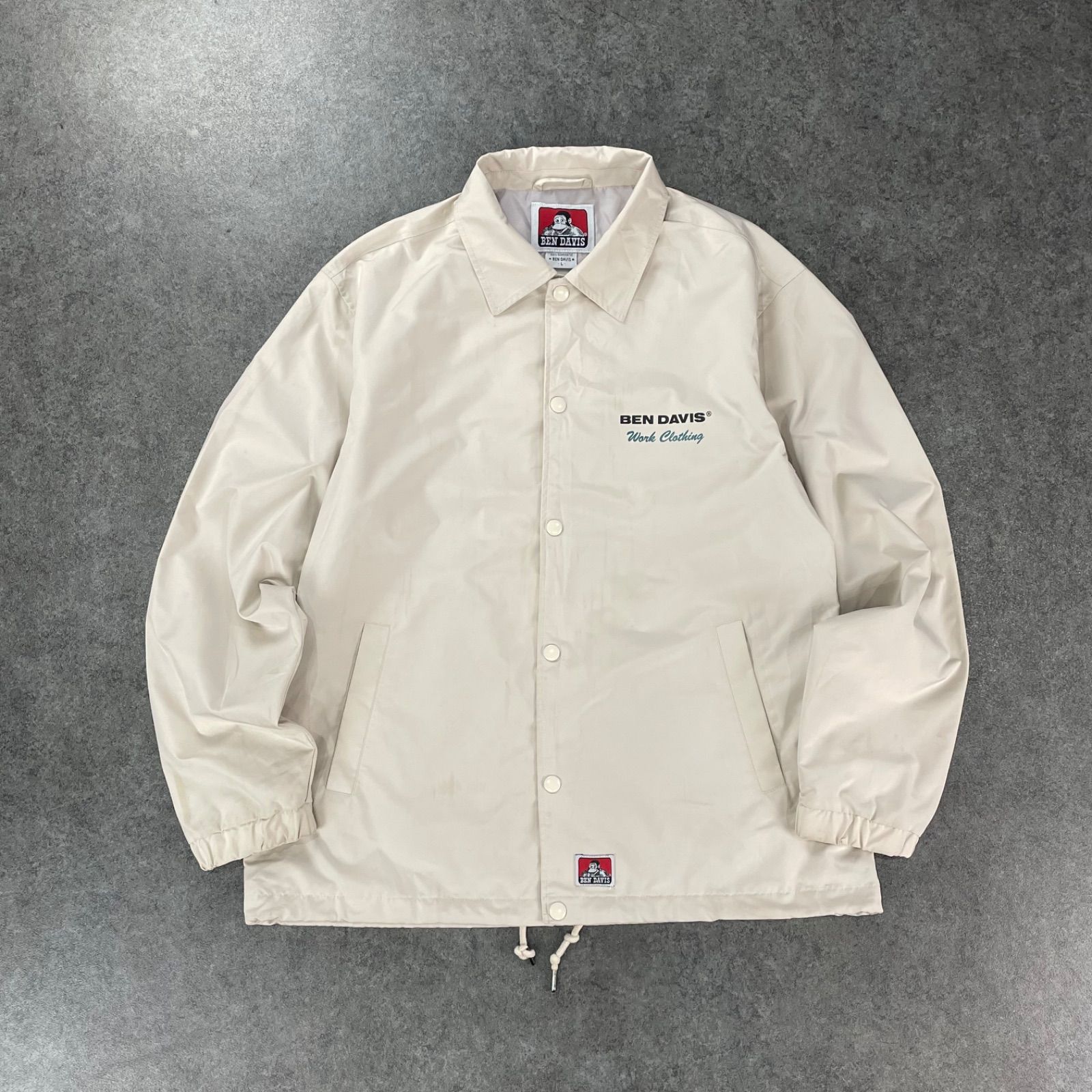 BEN DAVIS ベンデイビス バックプリント コーチジャケット ブルゾン 