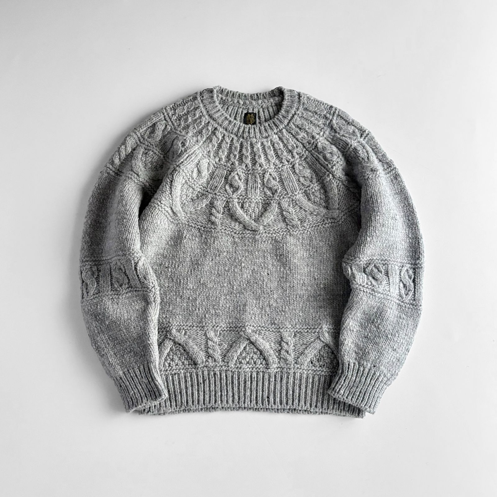 美品 / BATONER バトナー / SPREAD ALAN CREW NECK ウール100