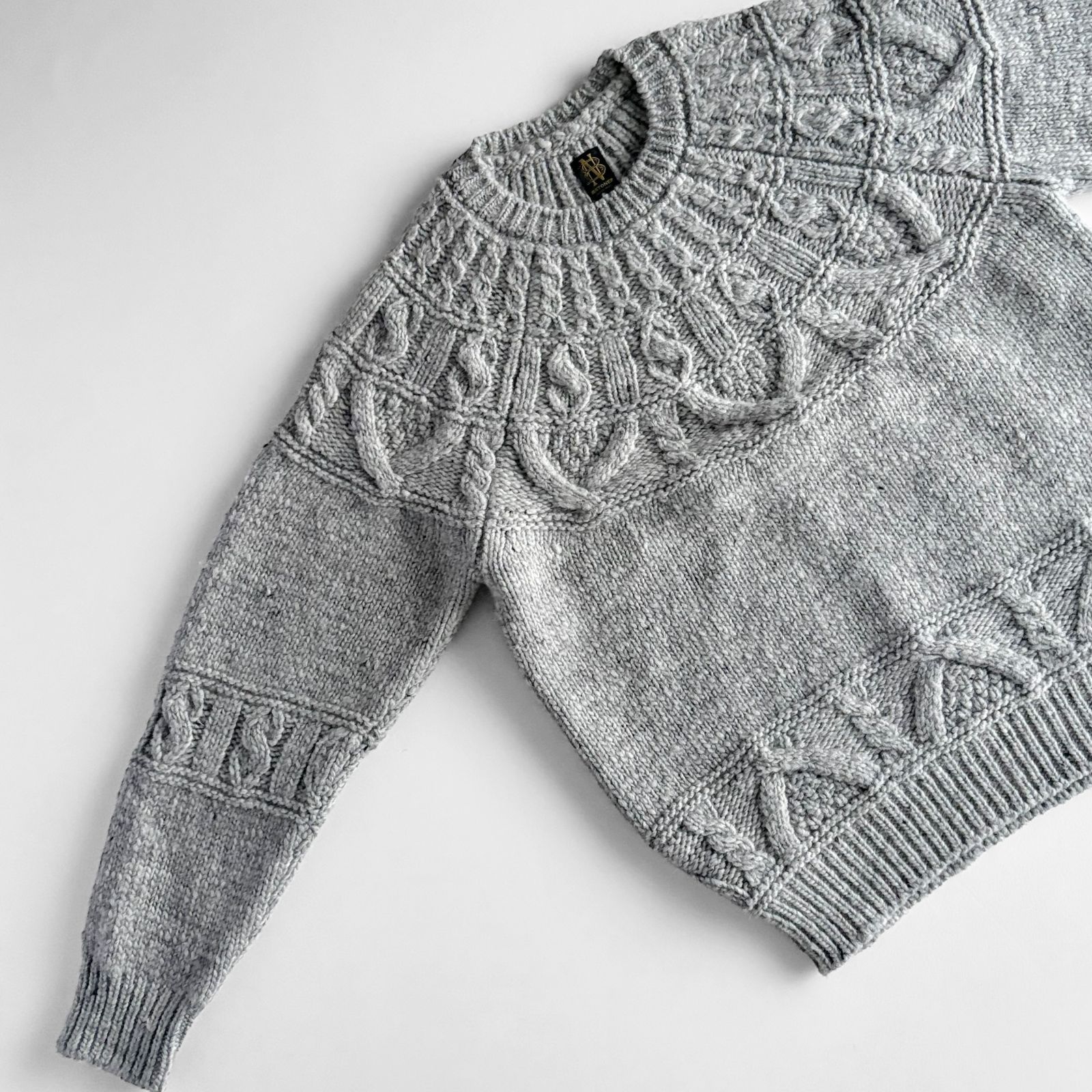 極美品 / BATONER バトナー / SPREAD ALAN CREW NECK ウール100