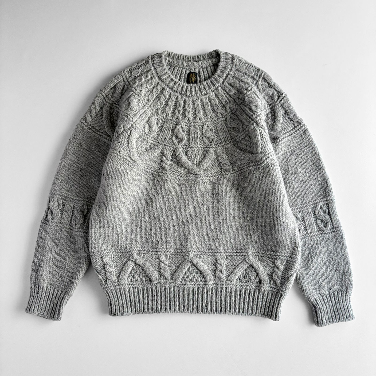 美品 / BATONER バトナー / SPREAD ALAN CREW NECK ウール100 