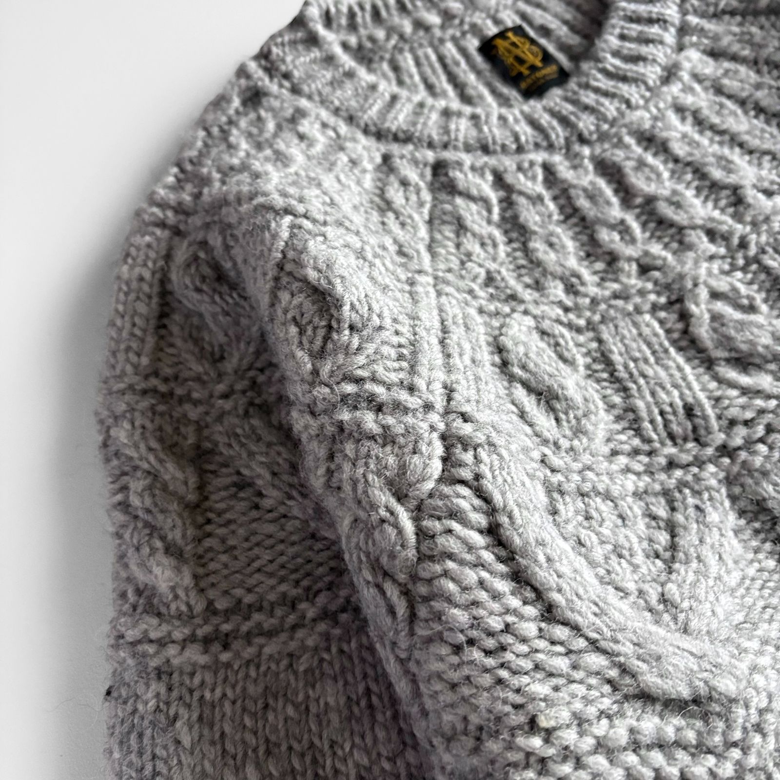 極美品 / BATONER バトナー / SPREAD ALAN CREW NECK ウール100