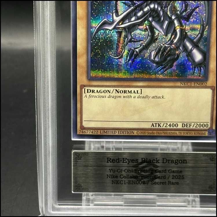 ARS10＋】真紅眼の黒竜 (英語版/ナイキロゴ) [シークレット] {NKC1