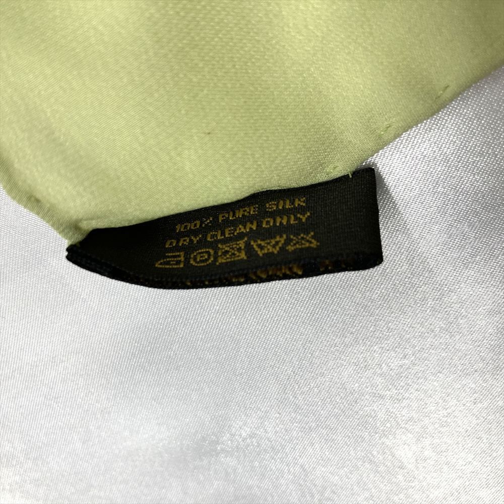 ルイヴィトン LOUIS VUITTON スカーフ シルク ファッション グリーン
