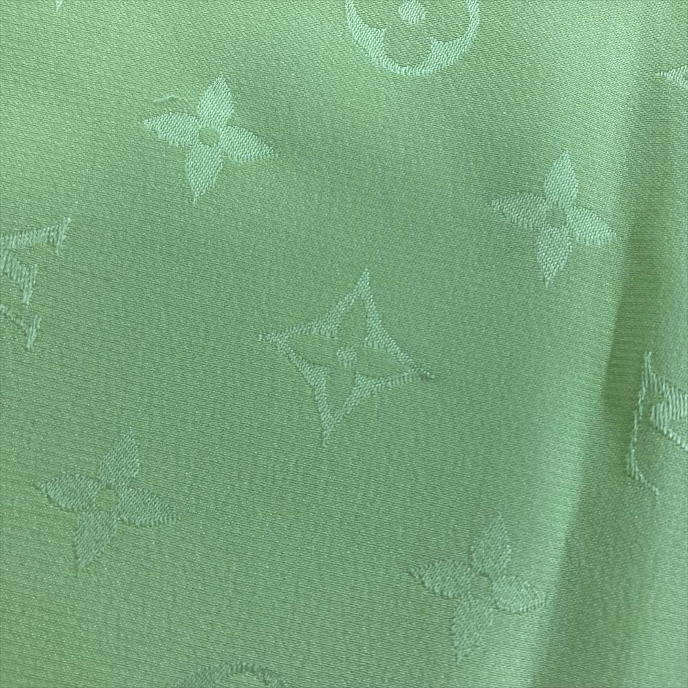 LOUIS VUITTON シルク スカーフ オリーブグリーン LOUIS VUITTON ルイヴィトン モノグラム 大判シルクスカーフ グリーン