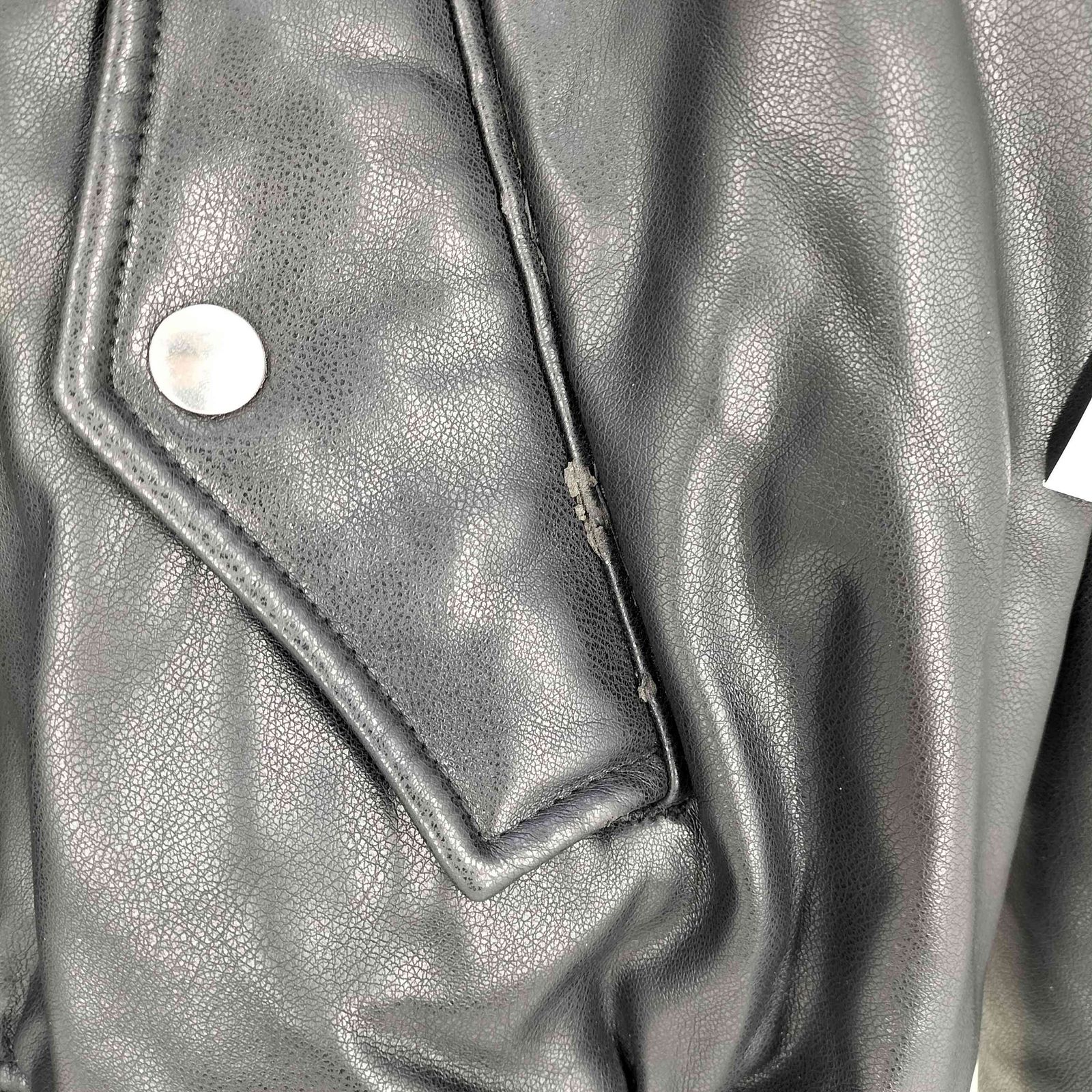 ジーブイジーブイ GVGV Fake Leather Lace Up MA-1 Blouson レディース