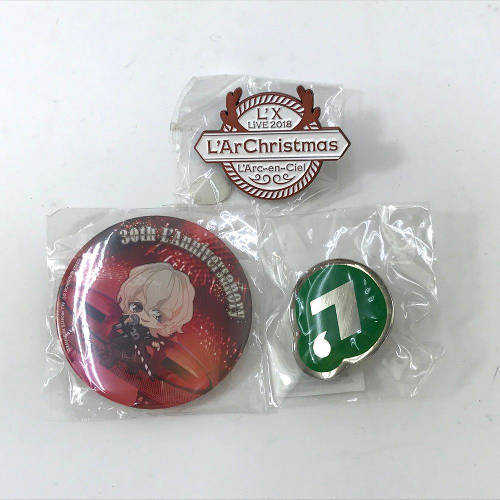 L'Arc〜en〜Ciel ピンバッジ ネコパケ発送】未使用品 L'Arc-en-Ciel ラルくじ マグネット 30th