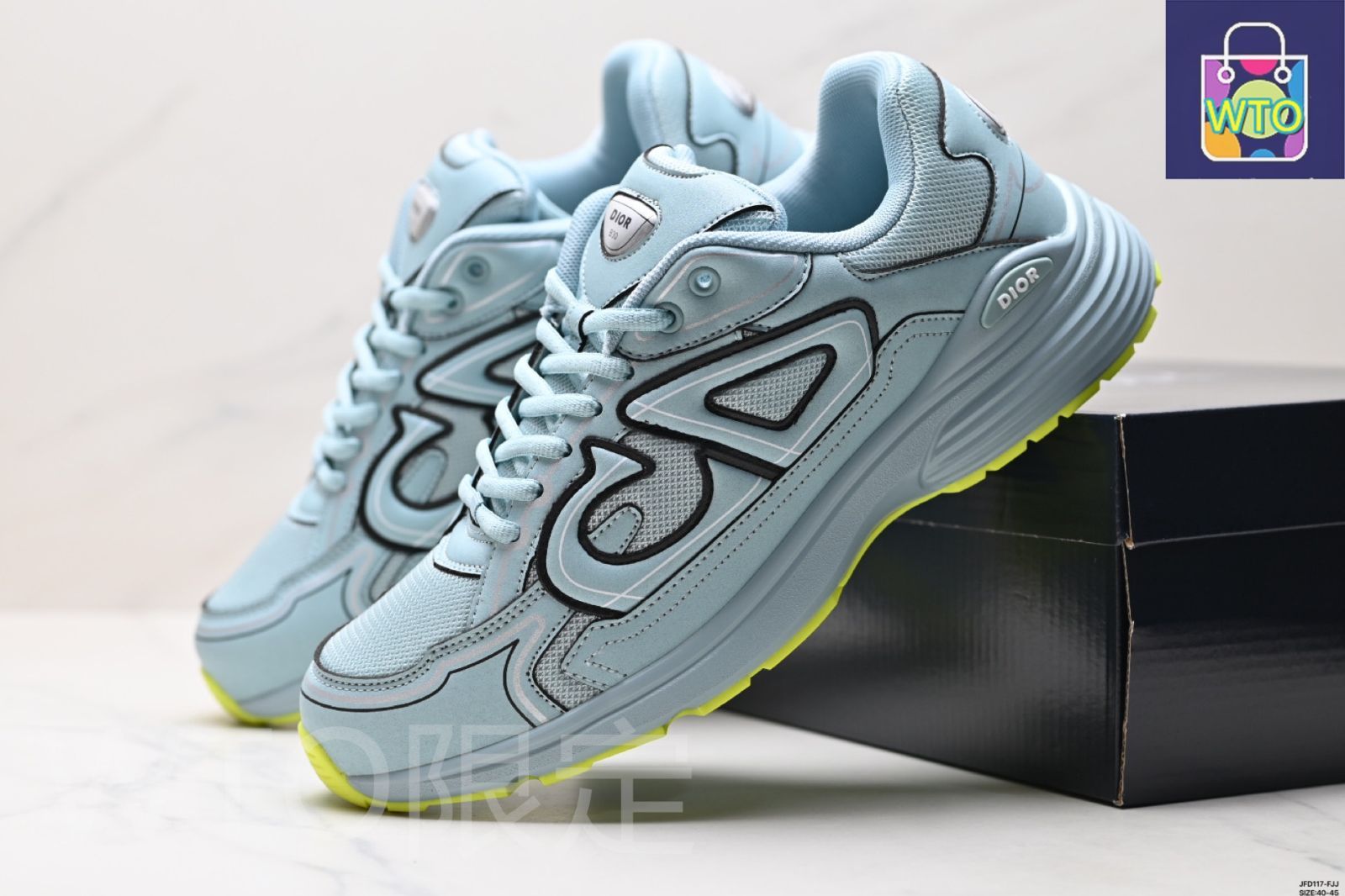 Dior（ディオール）B30 メッシュ生地厚底レース付きレジャーロートップ