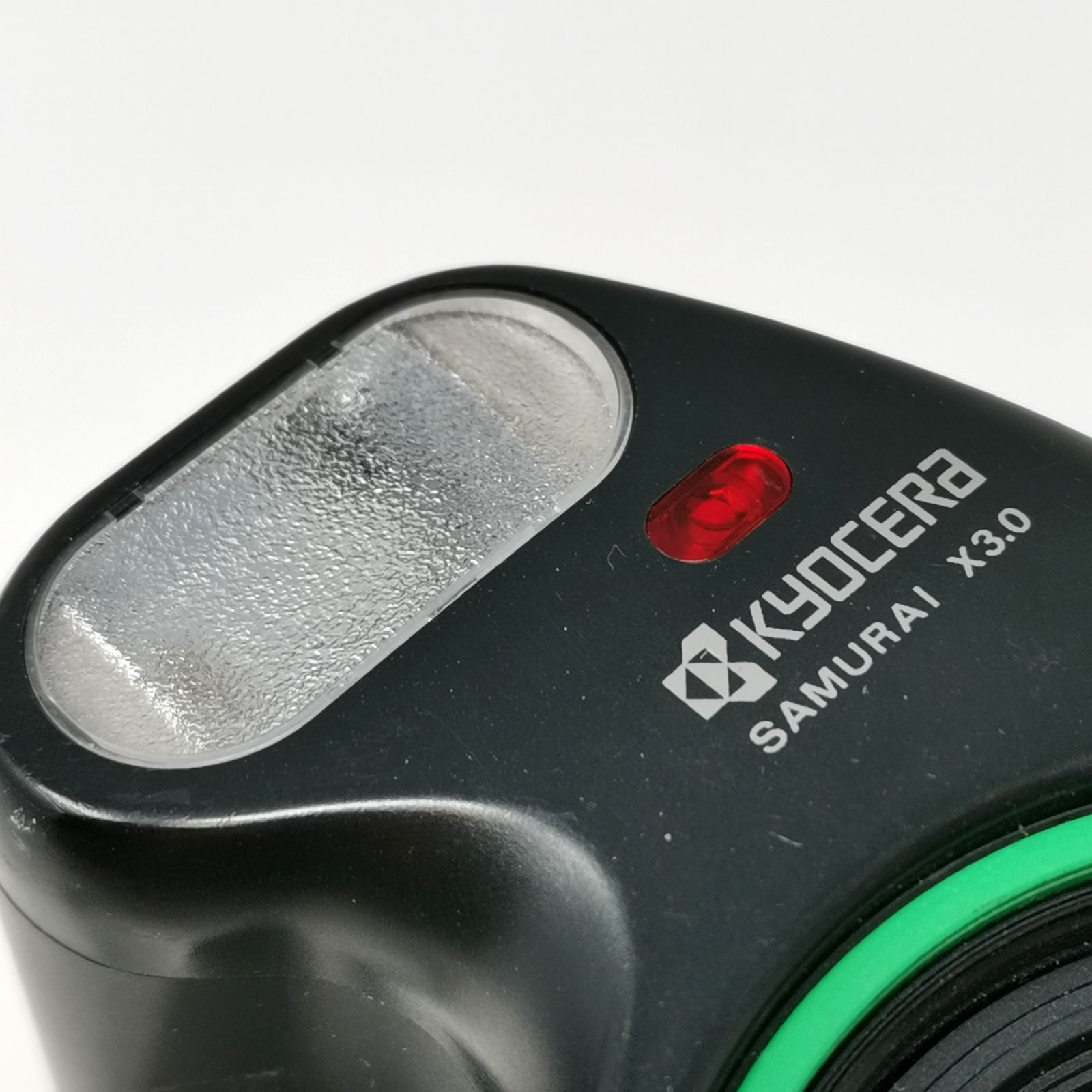KYOCERA SAMURAI X3.0 フィルムカメラ ブラック グリーン フィルムない