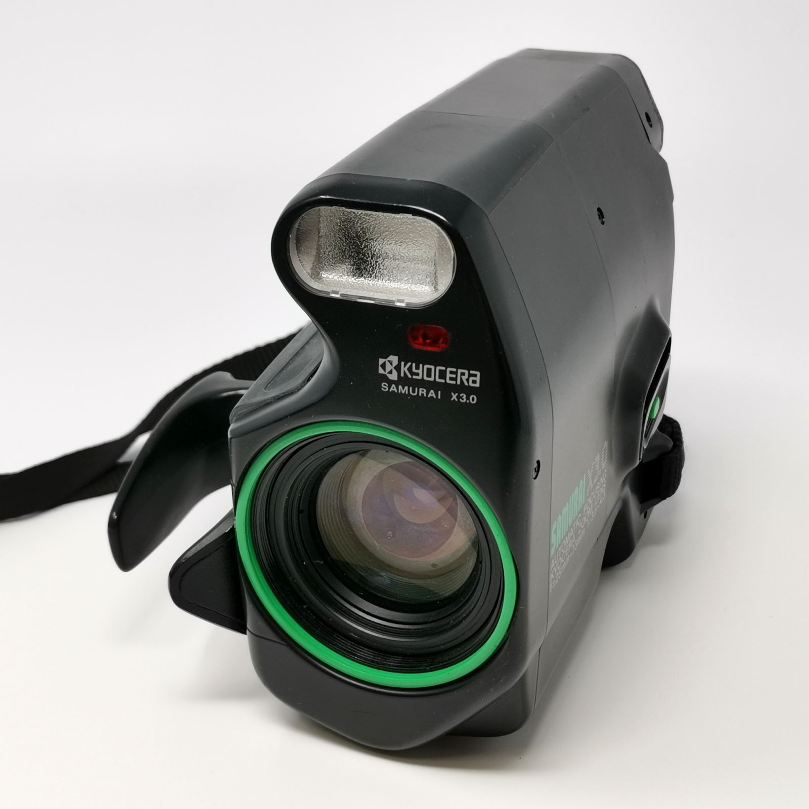 KYOCERA SAMURAI X3.0 フィルムカメラ ブラック グリーン フィルムない