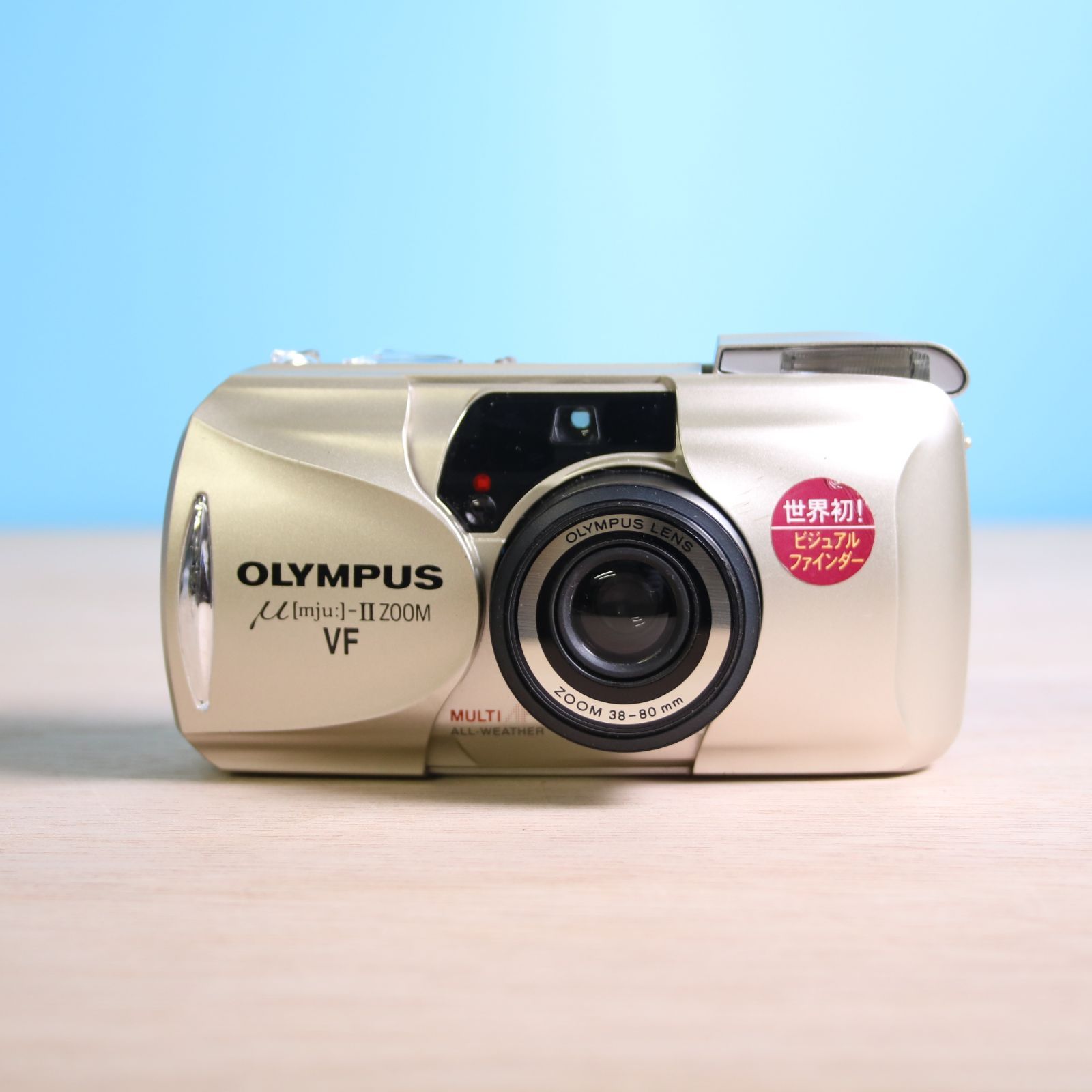 美品 OLYMPUS μ[mju:]-II コンパクトカメラ　フィルムカメラ 中古】OLYMPUS オリンパス μ[mju:]-II ミューII ZOOM コンパクト