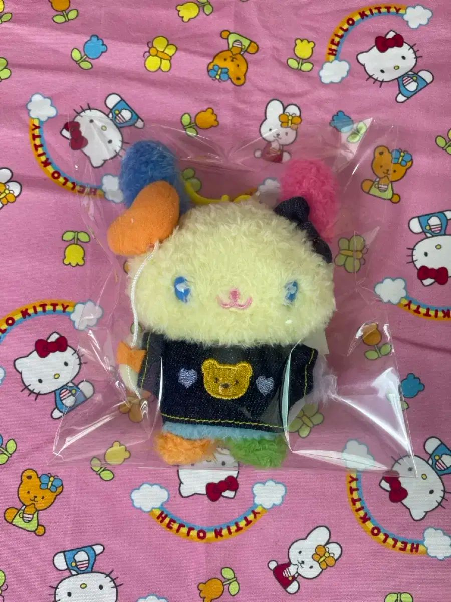 正規品，人気セール 日本正規品 Sanrio デニム ワッペン ウサハナ ぬいぐるみ キーホルダー その他