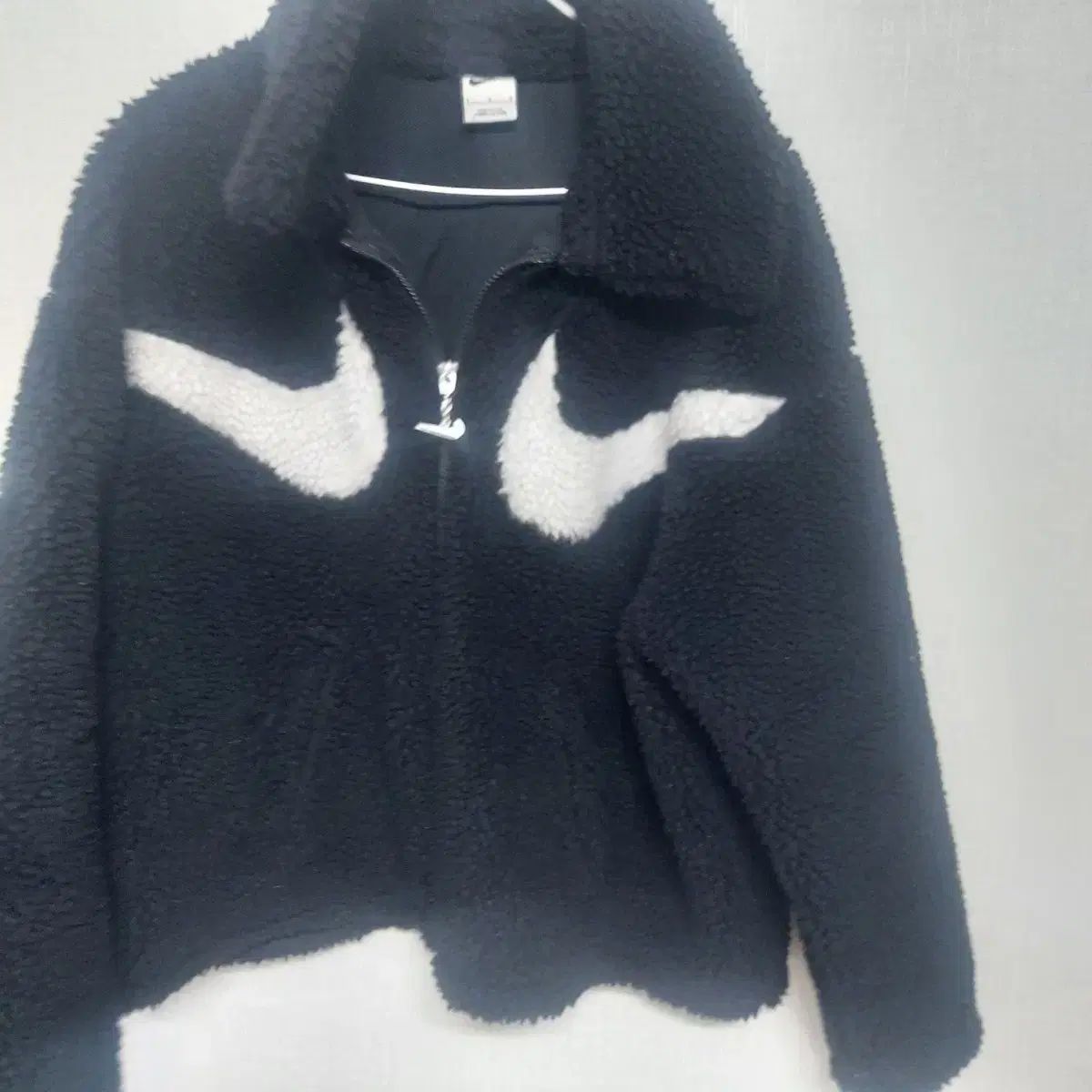ナイキ ビックスウォッシュ ボア フリース ジャケット ブラック
