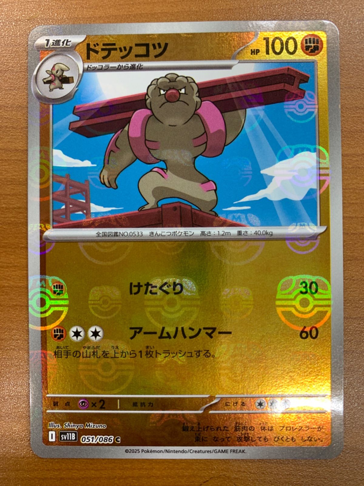 状態A ドテッコツ マスターボールミラー マスボミラー 051/086 C 