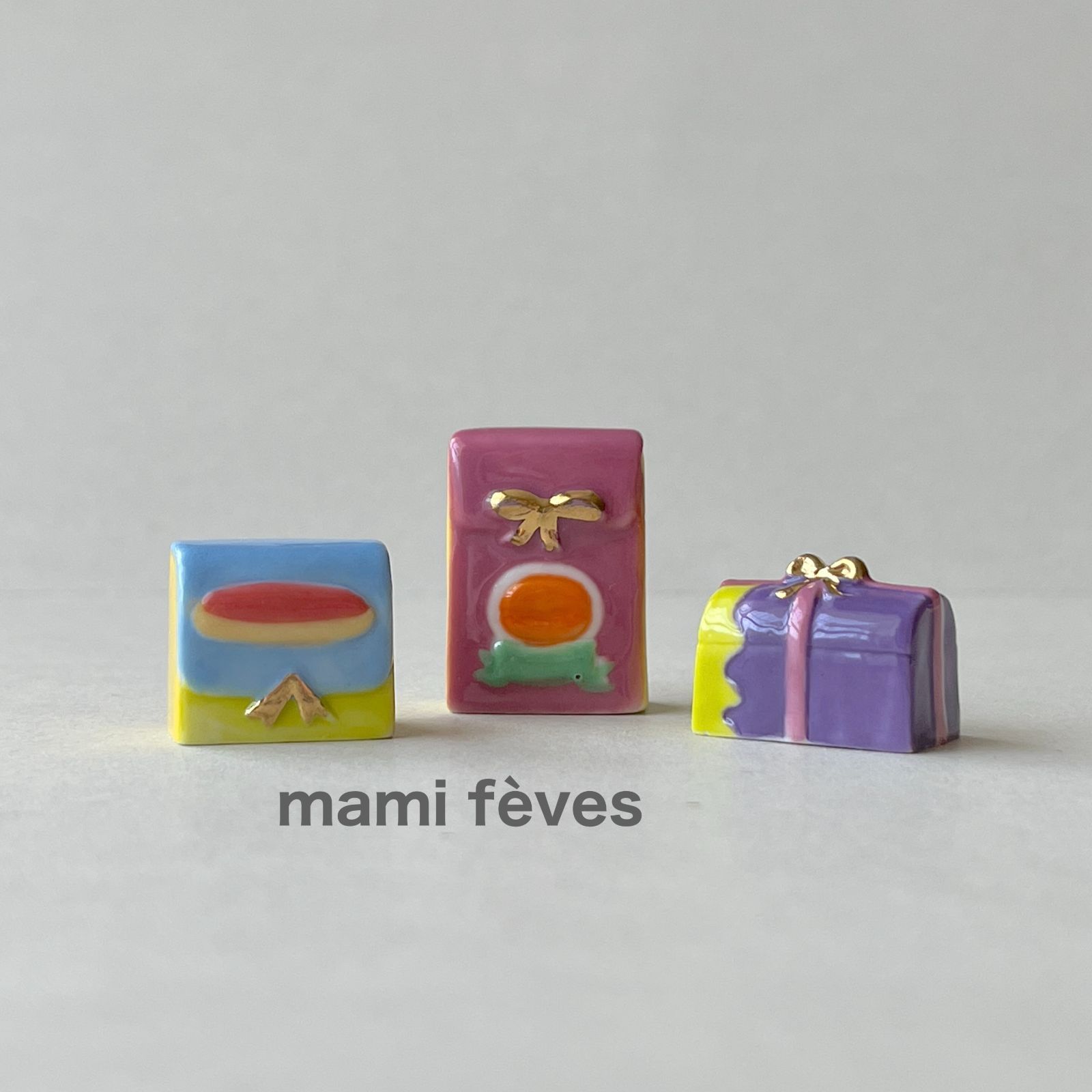 絞り出しクッキー フェーブ フランス フェーヴ 陶器 ミニチュア 置物