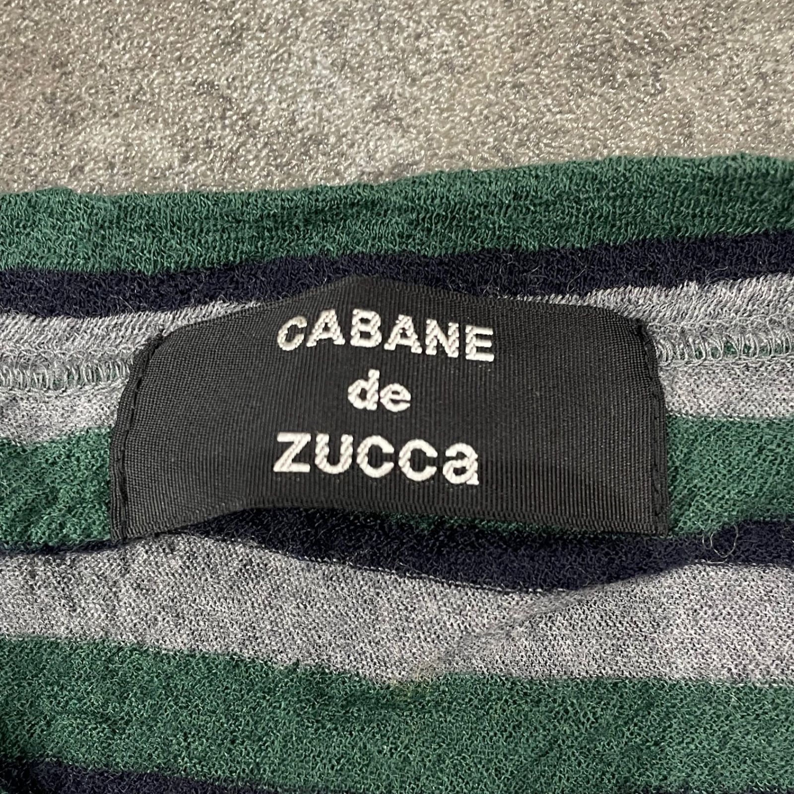 サンプル品 希少 日本製 CABANE de ZUCCa カバンドズッカ 長袖 ニット 