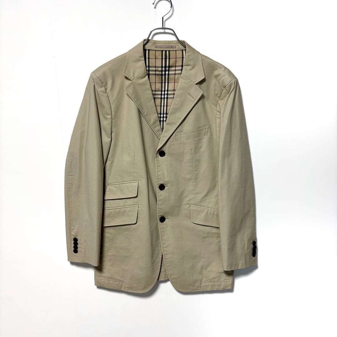 バーバリーブラックレーベル テーラードジャケット ノバチェック 3B S