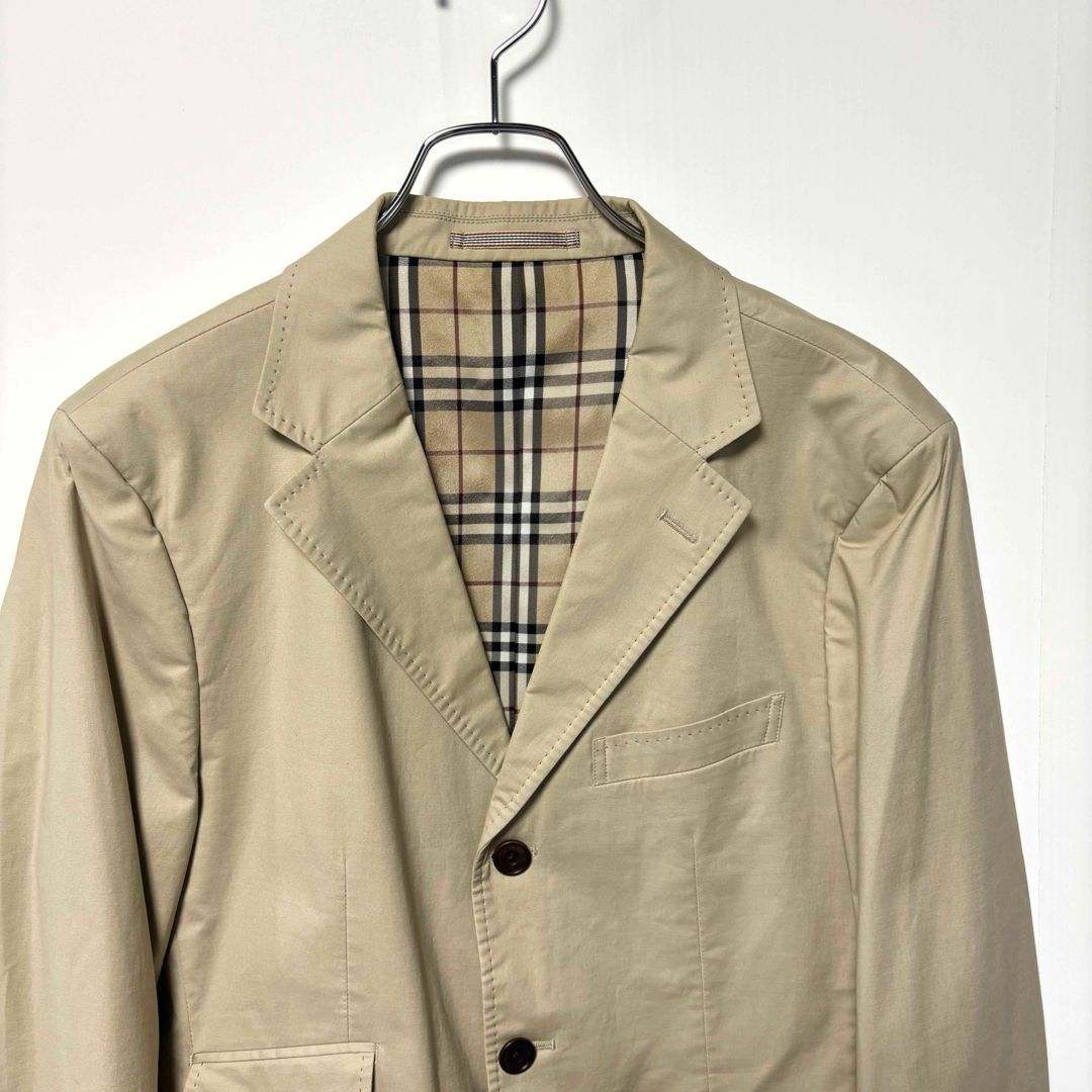 バーバリーブラックレーベル テーラードジャケット ノバチェック 3B S