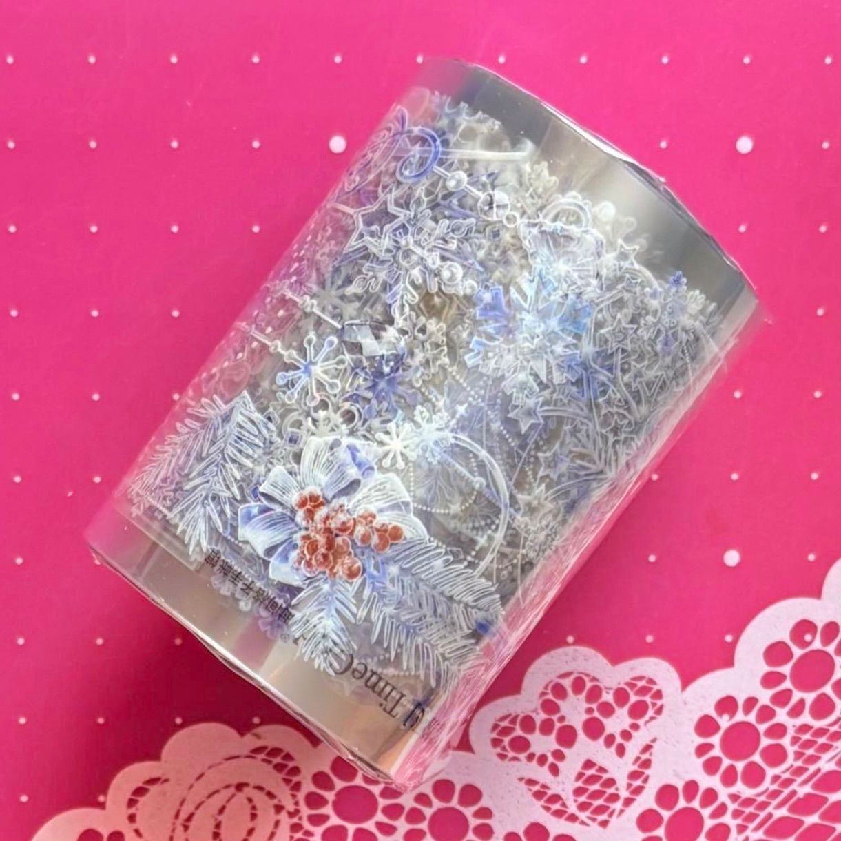 贝壳光 6cm×5m 草莓派对 海外マスキングテープ 贝壳光 6.5cm×10m 晴莓园 海外マスキングテープ