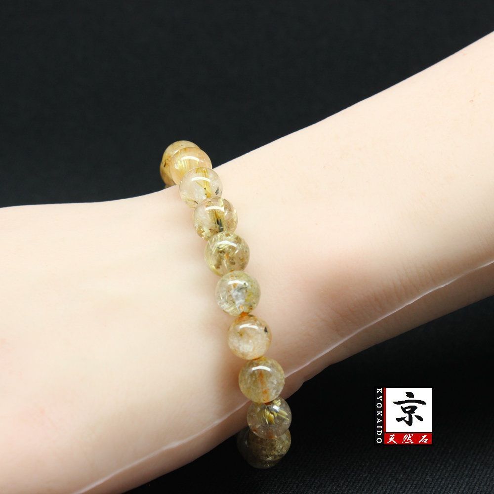 これぞ！標本と言う天然石金針ゴールドルチル【GHB119】9mm 22g・16cm