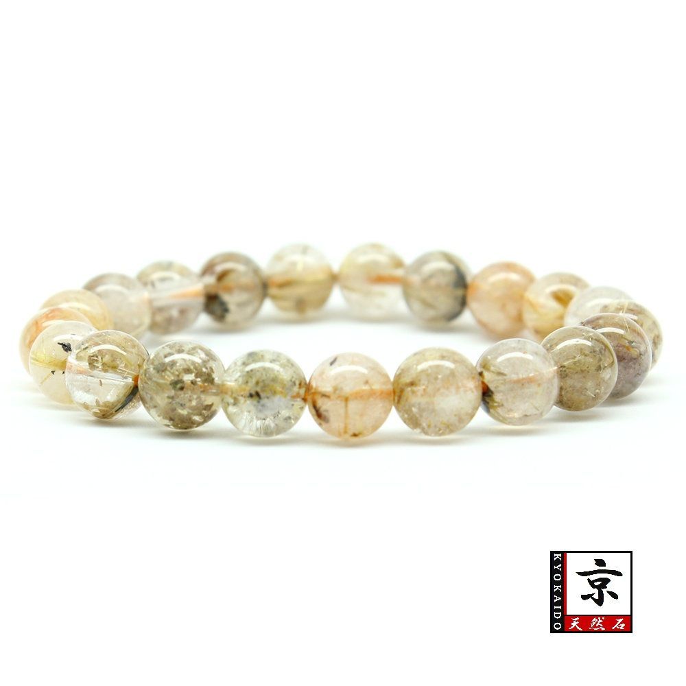 高品質です！ゴールドルチル ブレスレット 約9mm  ① これぞ！標本と言う天然石金針ゴールドルチル【GHB119】9mm 22g・16cm