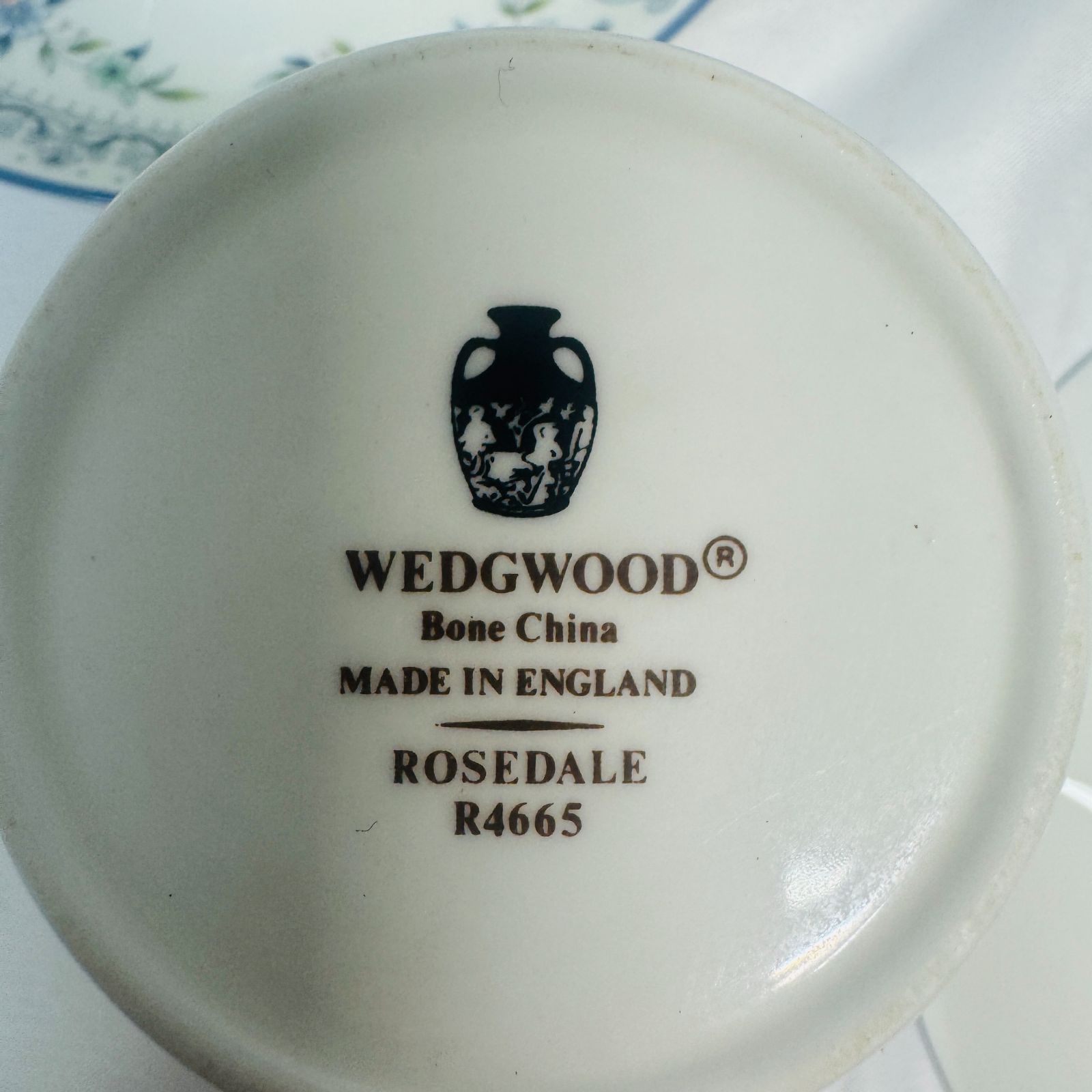 S【黒壺】WEDGWOOD ウェッジウッド ROSEDALE ローズデール カップ