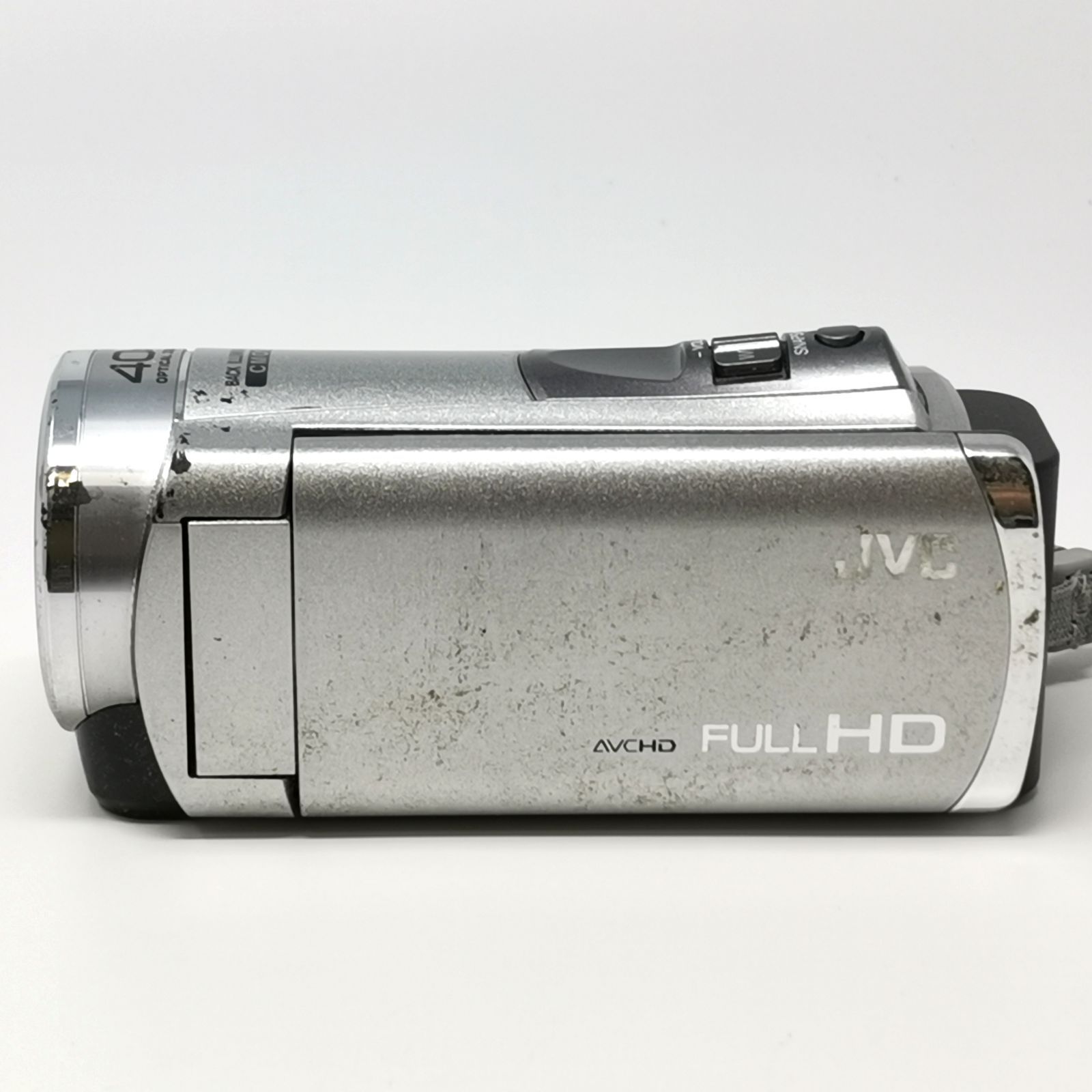 JVC AVCHD 40x GZ-HM390-S ビデオカメラ シルバー 充電器ないため動作