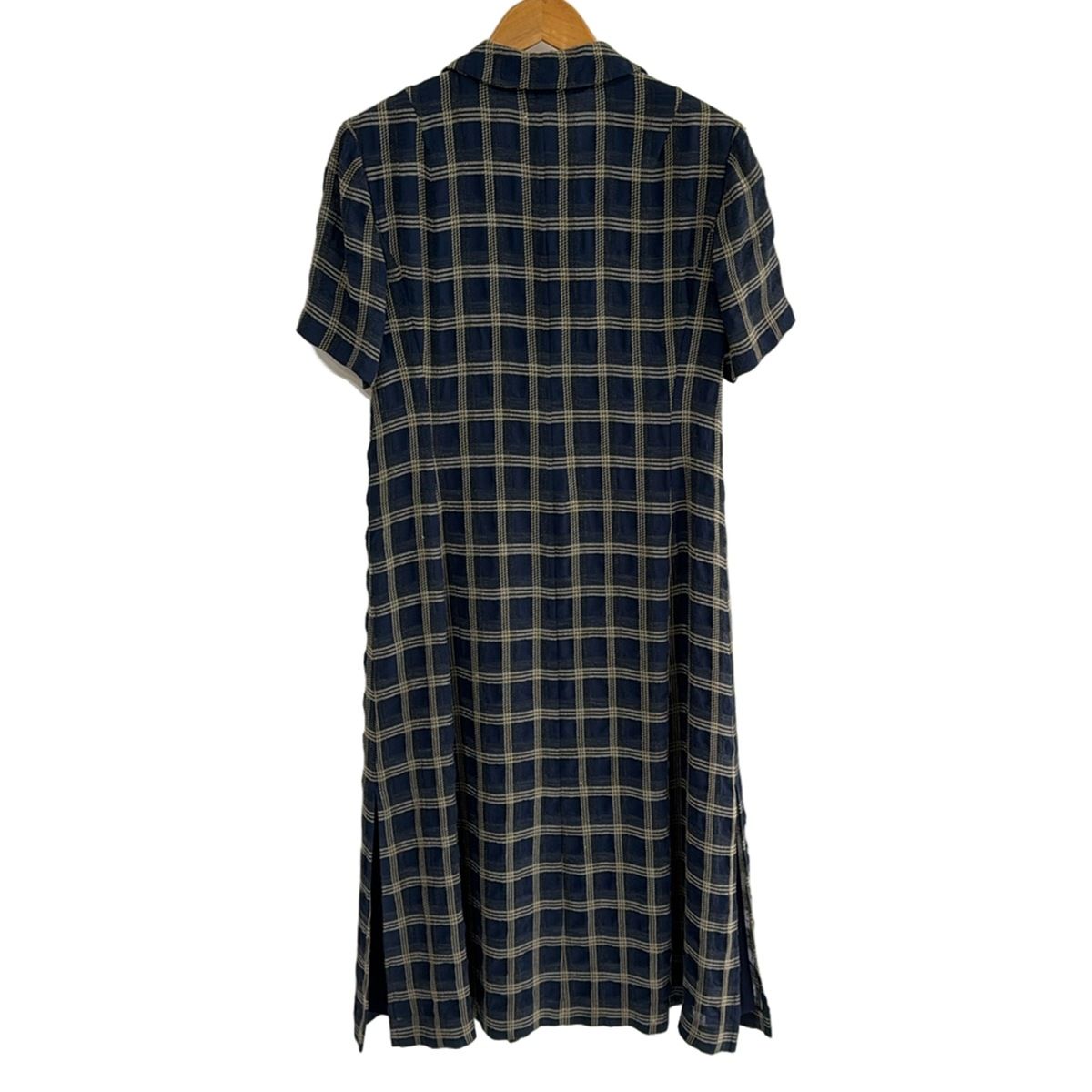 Leilianレリアン オリーブグリーン 半袖レースロングワンピース L 11号 レリアン ロングワンピース 11号 Leilianレリアン オリーブグリーン