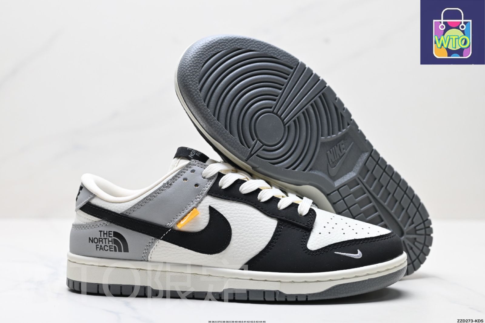 NIKE DUNK 新品未使用 全新未使用Nike Dunk Low Retro DIYハイエンドカスタム ザ・ノース
