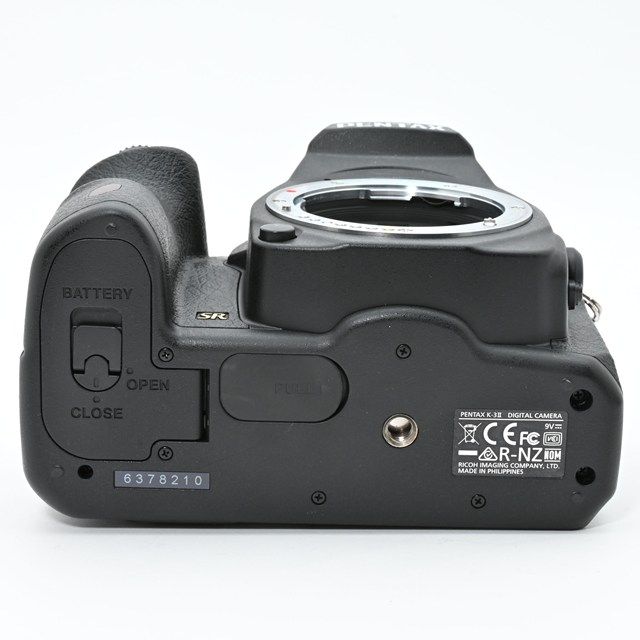 美品＞ PENTAX K-3II ボディ｜シャッター数1797枚の極上美品｜高耐久