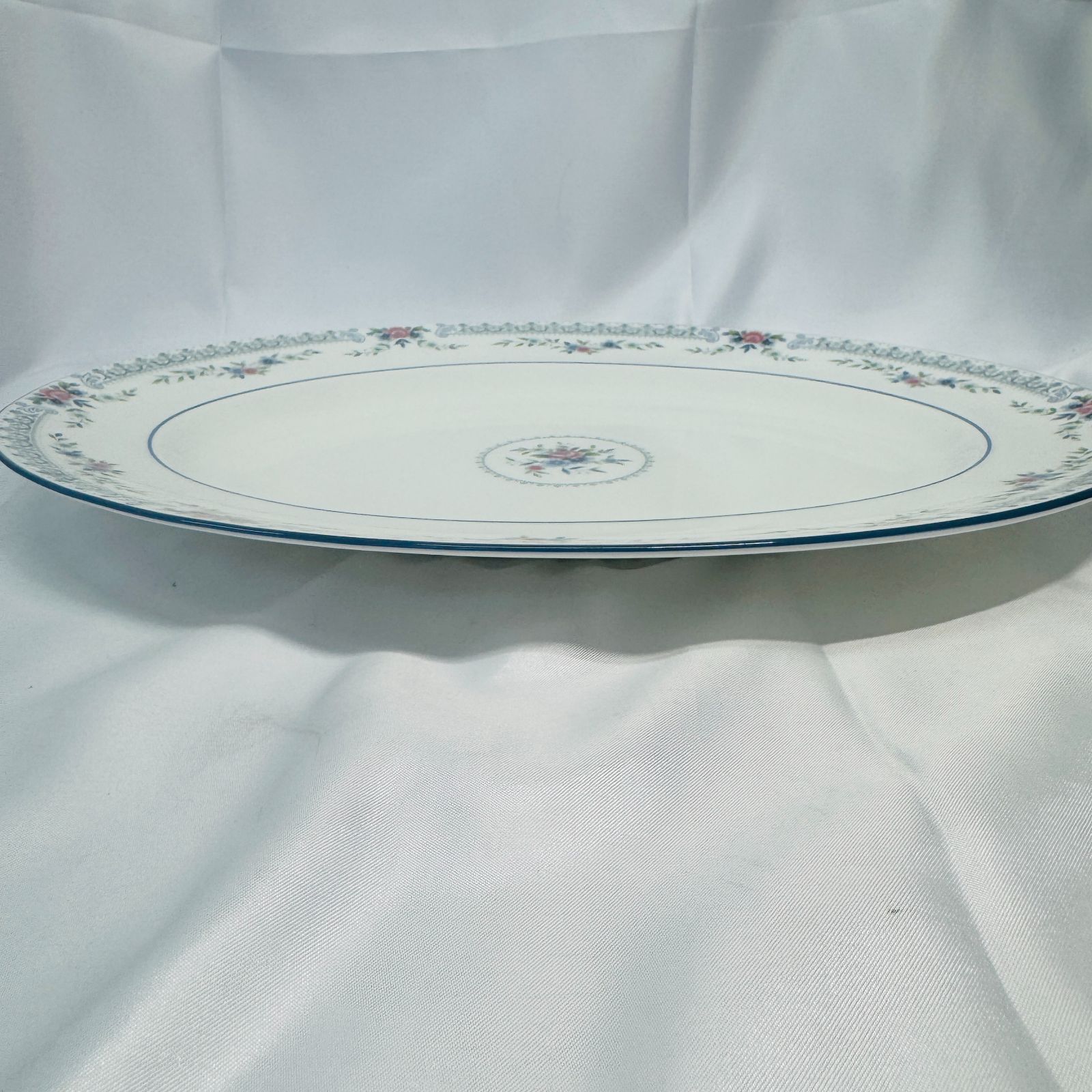 S【黒壺】WEDGWOOD ウェッジウッド ROSEDALE ローズデール 平皿 大皿