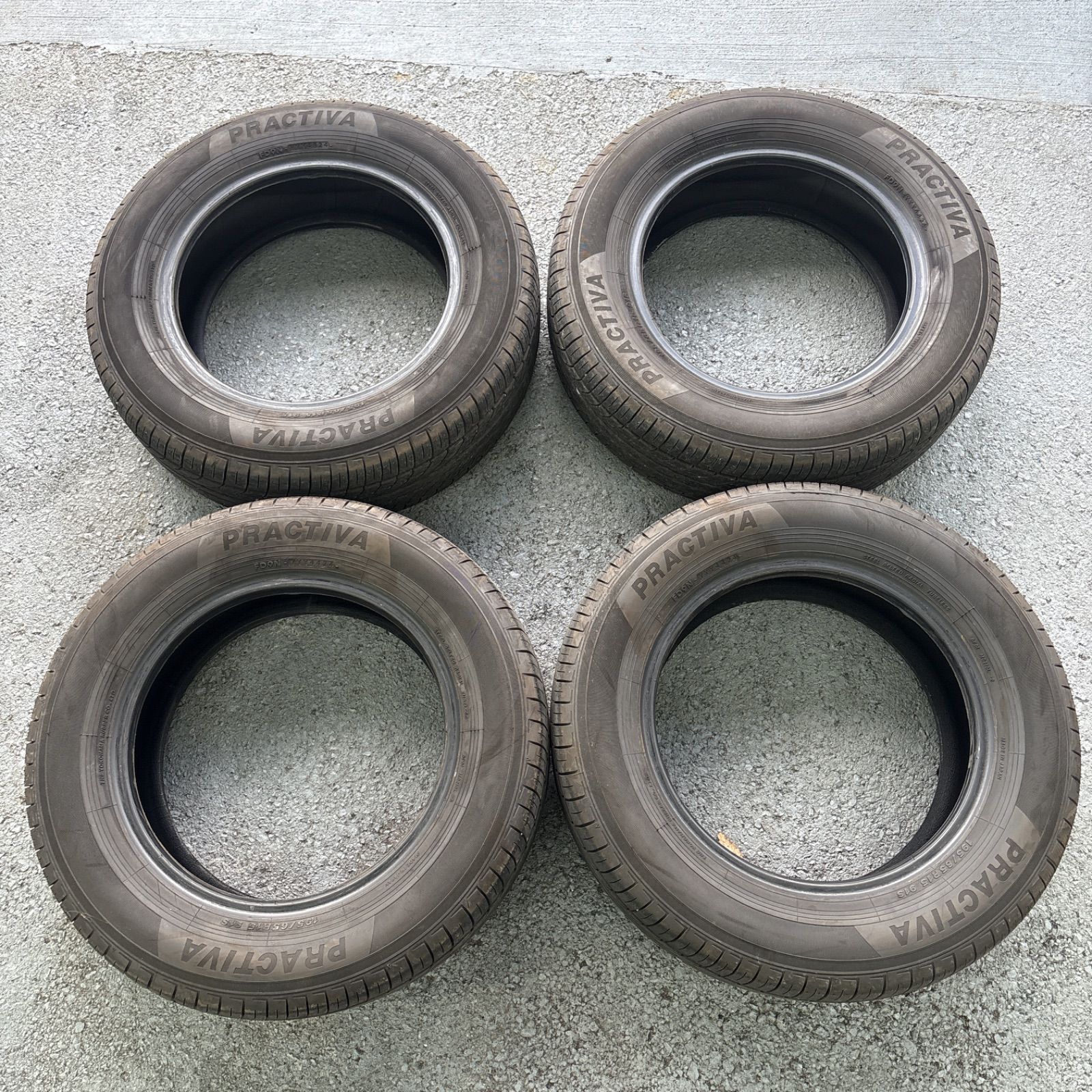 2024年製　ヨコハマ製　プラクティバ　195/65R15　国産　バリ溝　4本 イエローハット オンラインショップ